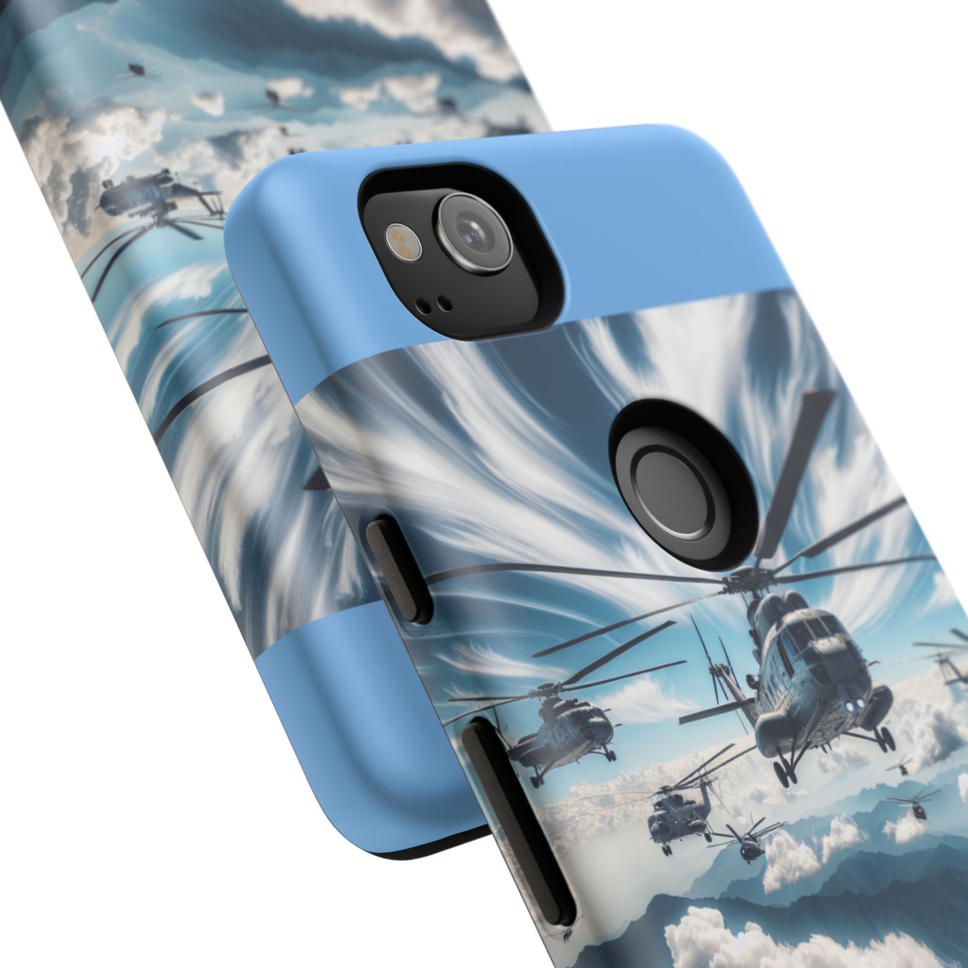Tough Cases - Helicopter Design Phone Case, Military Style Cover, Unique Gift for Aviation Lovers, Durable Phone Protector, Hobbyist [...]