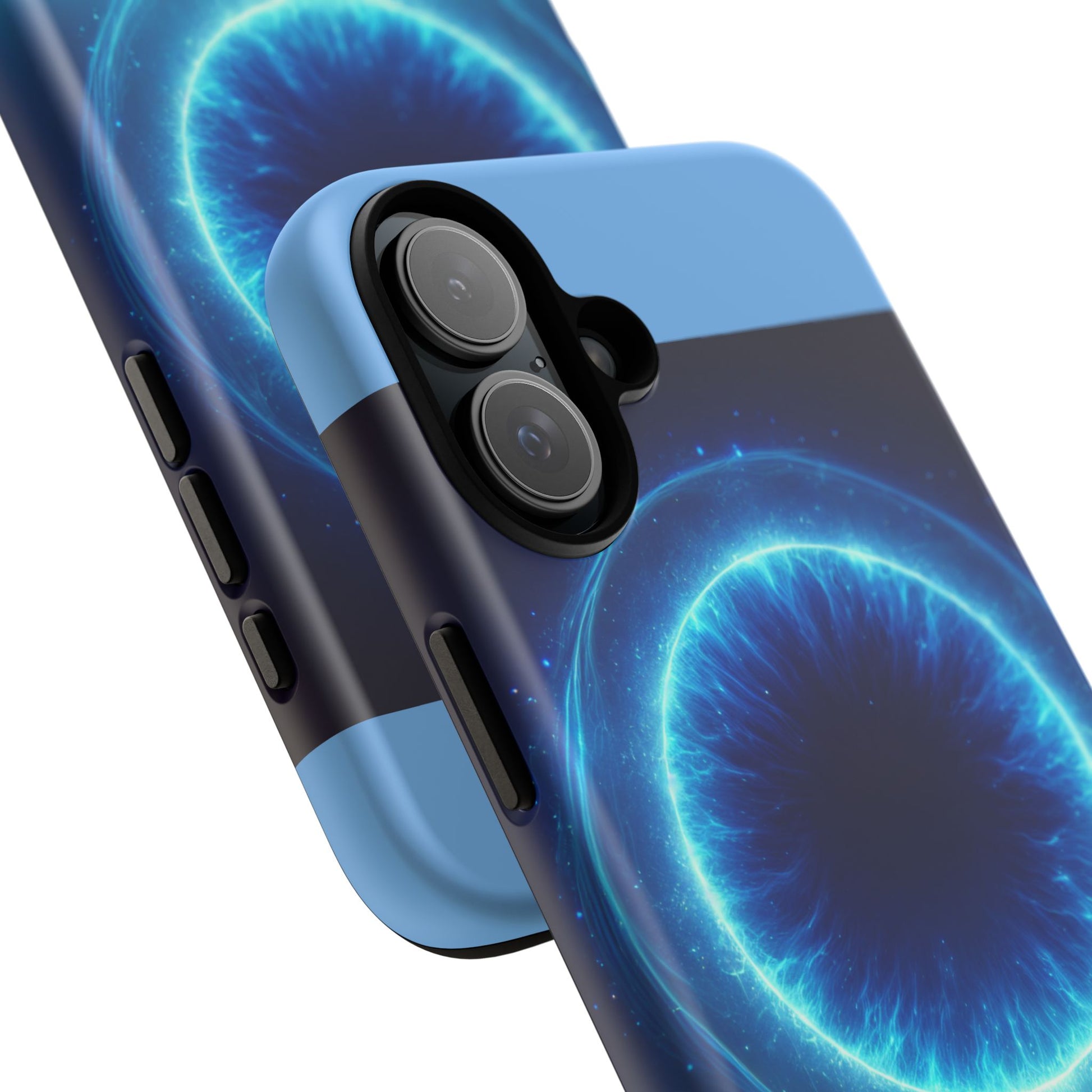 Blue Galaxy Phone Case, Tough Phone Cover, Cosmic Protection Case, Space Design, Gift for Space Lovers