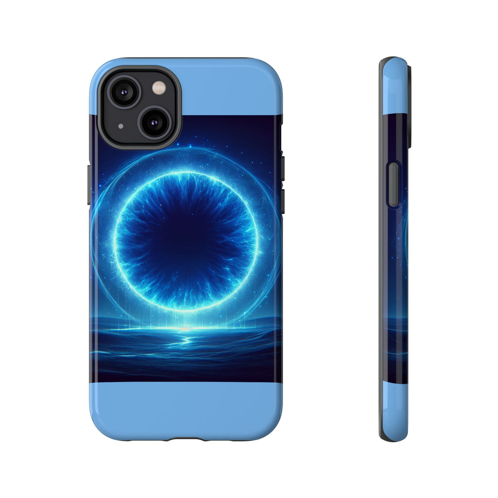 Blue Galaxy Phone Case, Tough Phone Cover, Cosmic Protection Case, Space Design, Gift for Space Lovers