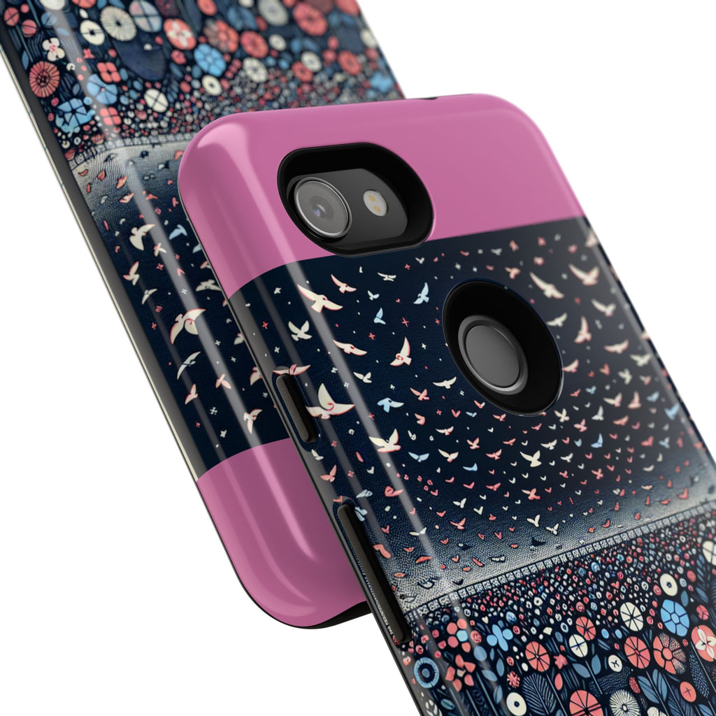 Floral Phone Case, Tough Cases for iPhone, Nature-Inspired Design, Gift for Her, Stylish Protection, Trending Accessory