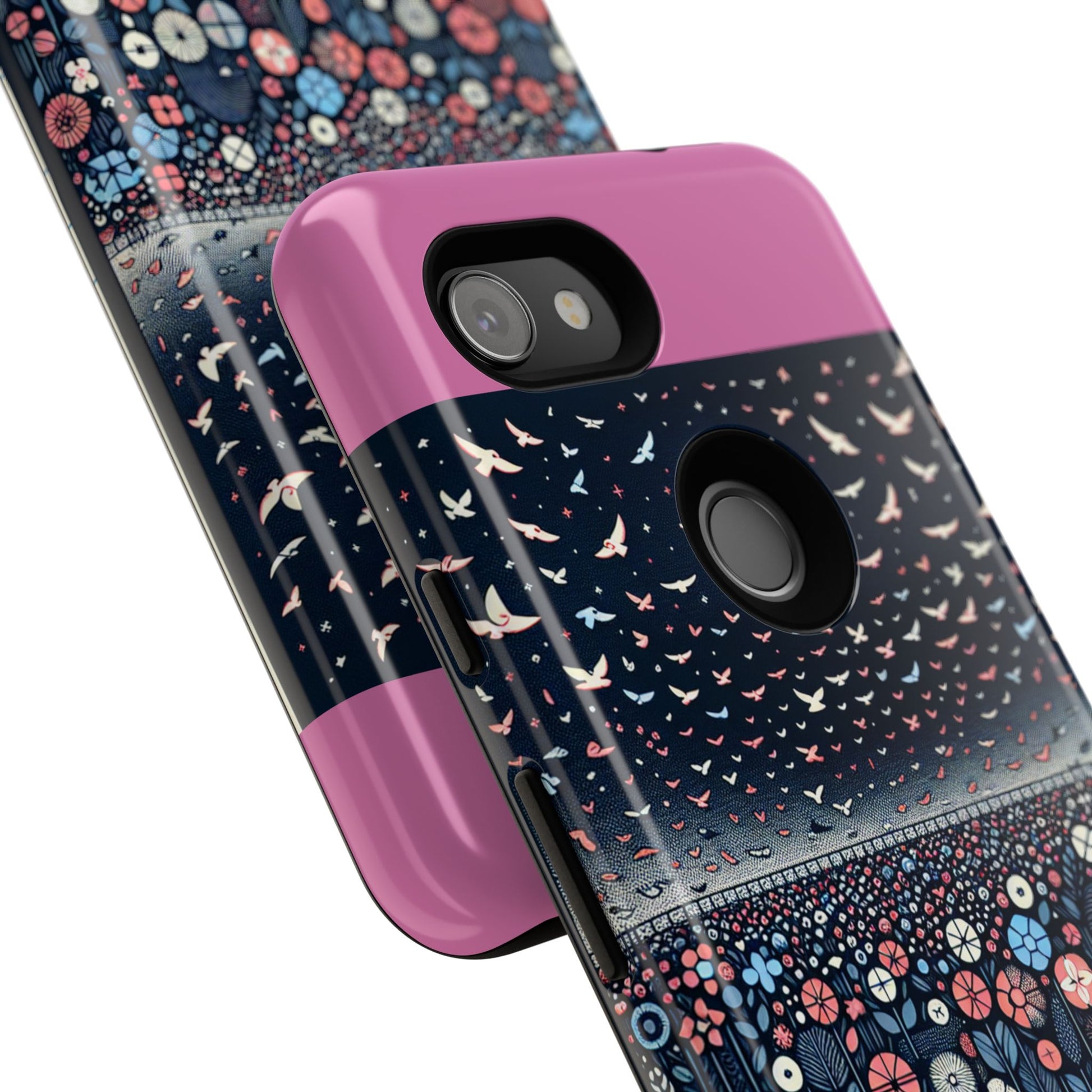 Floral Phone Case, Tough Cases for iPhone, Nature-Inspired Design, Gift for Her, Stylish Protection, Trending Accessory