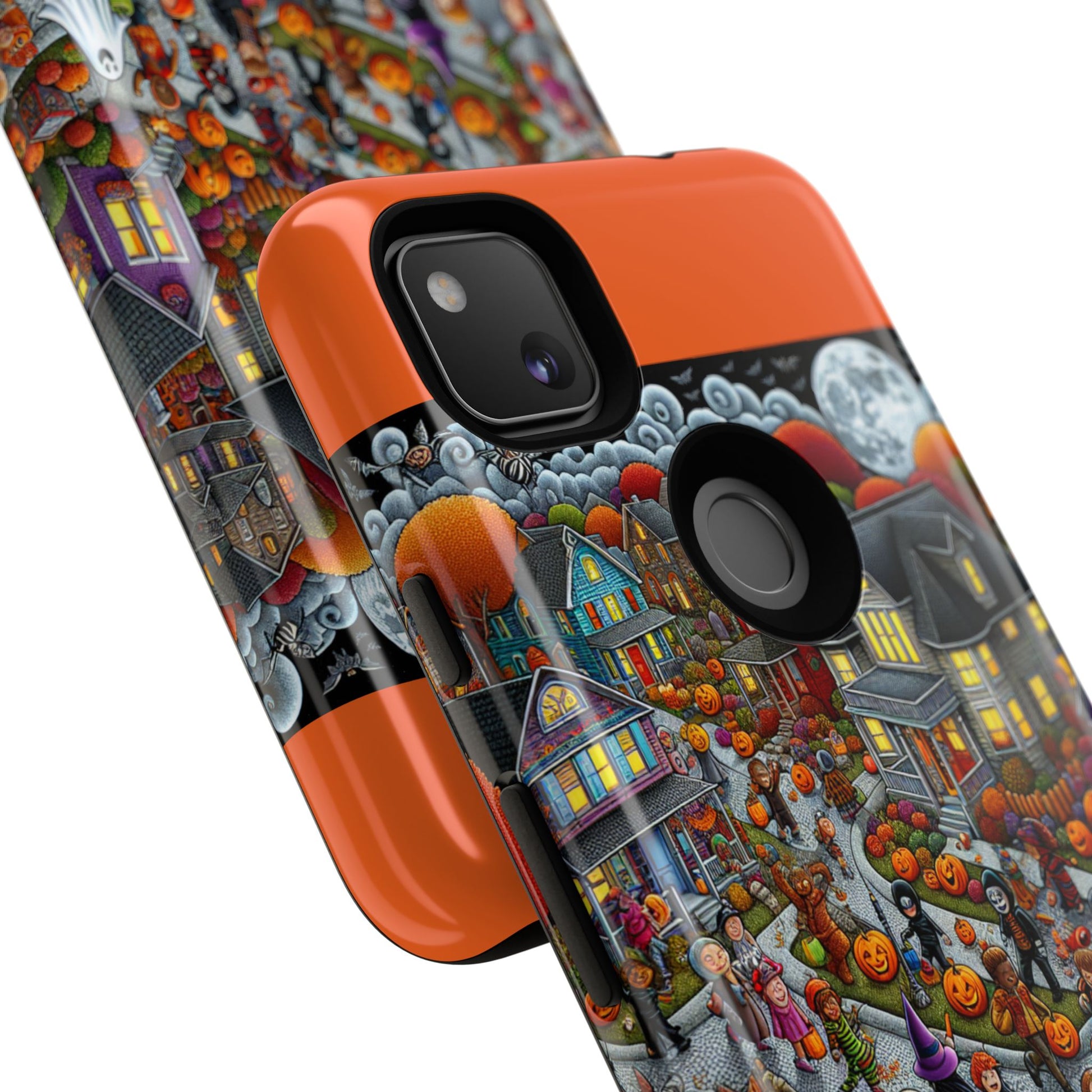Halloween Phone Case, Tough Cases for Spooky Season, Fall Decor, Trick or Treat, Pumpkin Lovers, Ghost Design