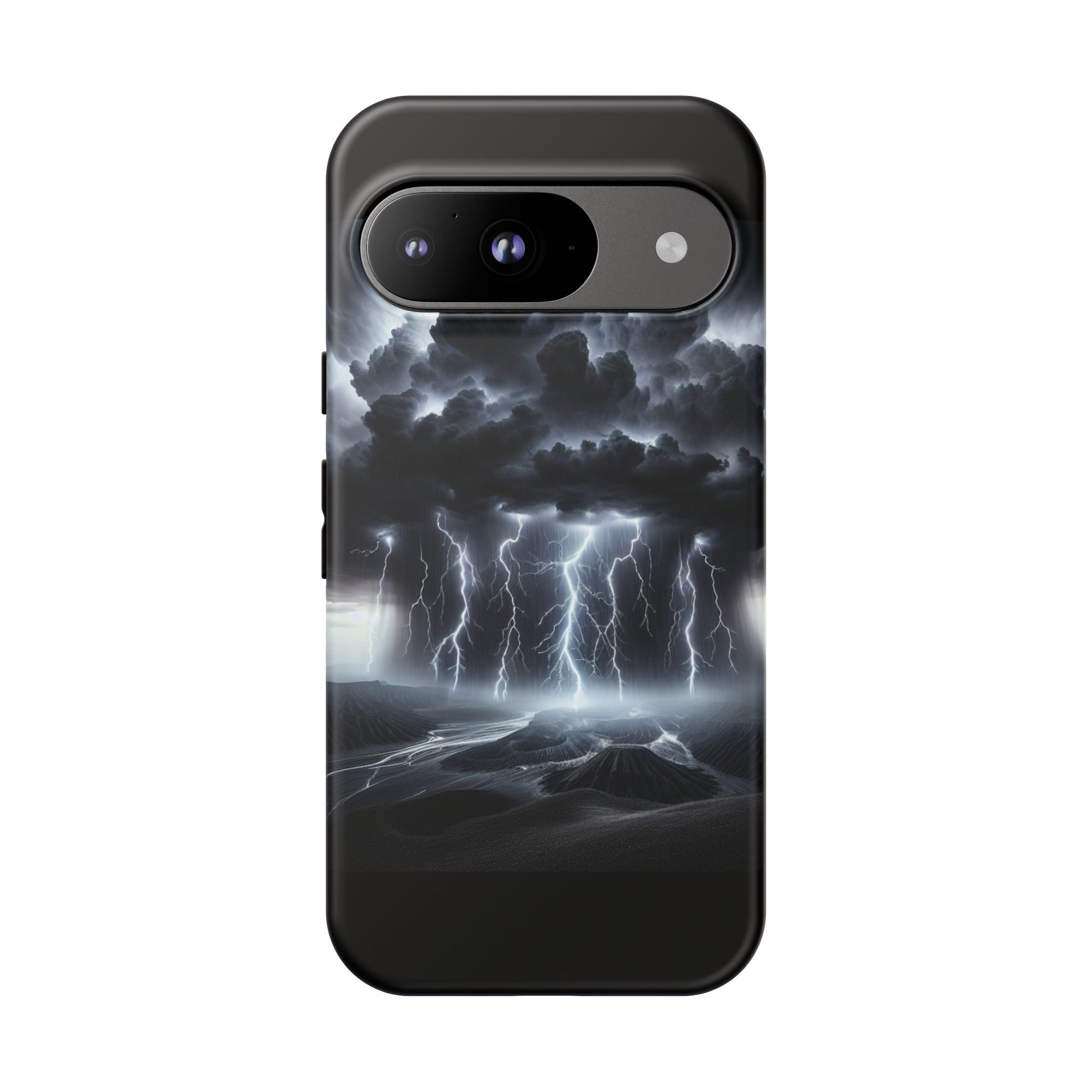 Tough Cases for the Bold: Stormy Thunder Phone Case, Lightning Protection, Durable Cover for Adventurers, Unique Gift for Nature [...]