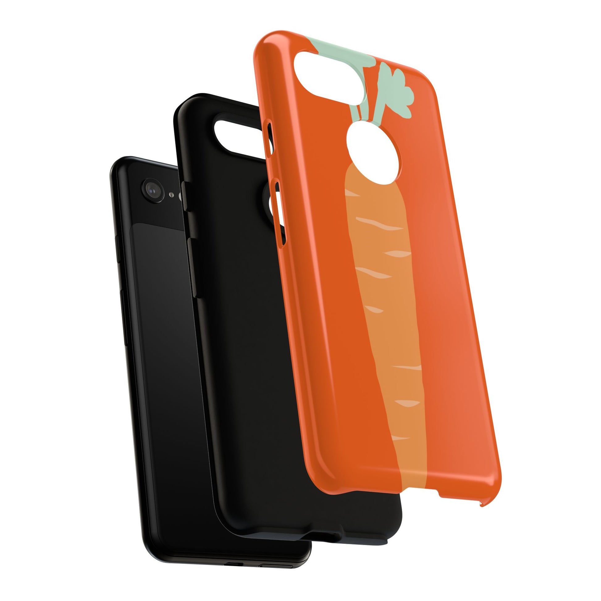 Tough Cases Carrot Phone Case, Cute Smartphone Cover, Fun Gift for Garden Lovers, Fall Decor, Vegan Accessories, Colorful Case