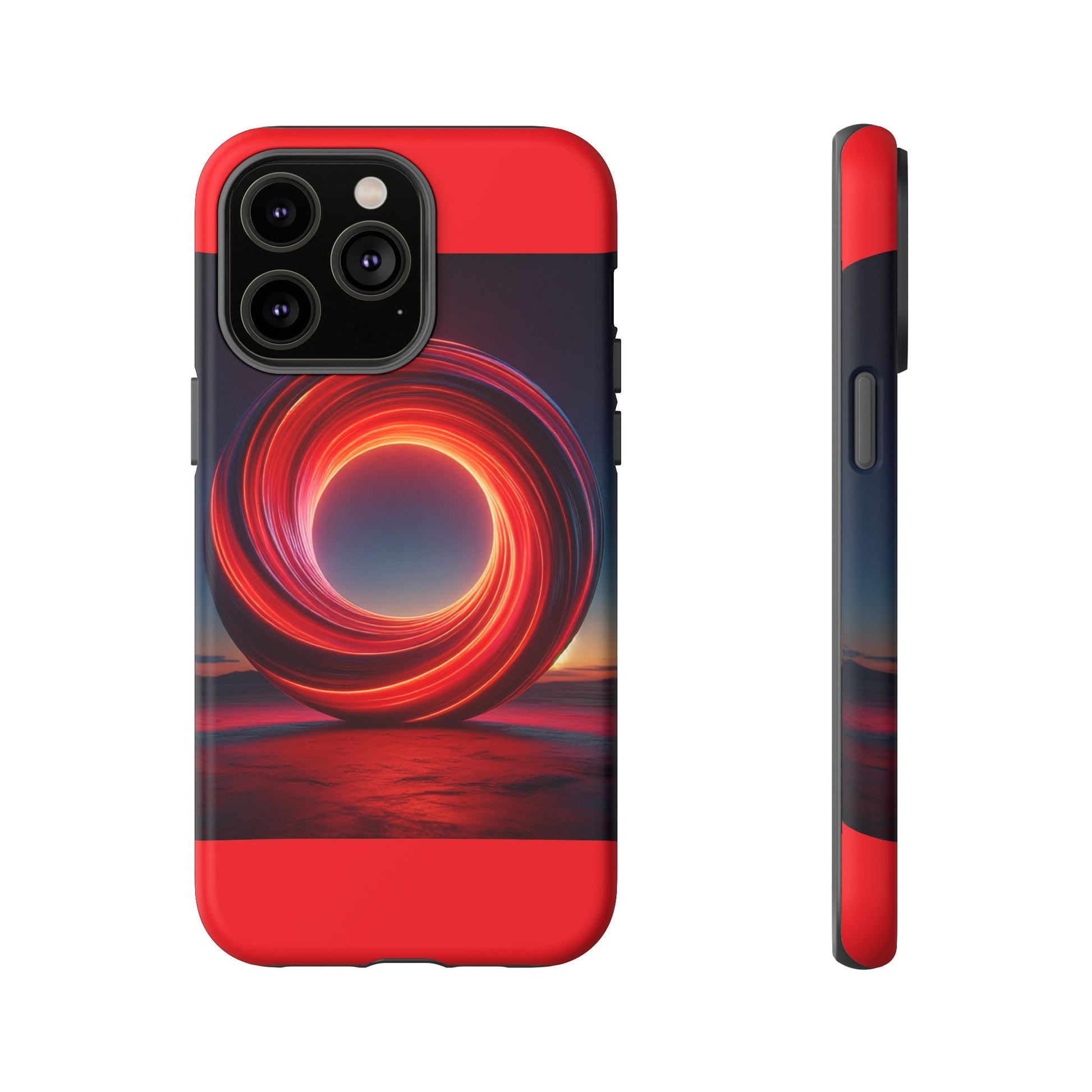 Vibrant Phone Case with Abstract Design, Tough Cases for Tech Lovers, Sleek Protection, Gift for Friends, Customizable Mobile Accessory