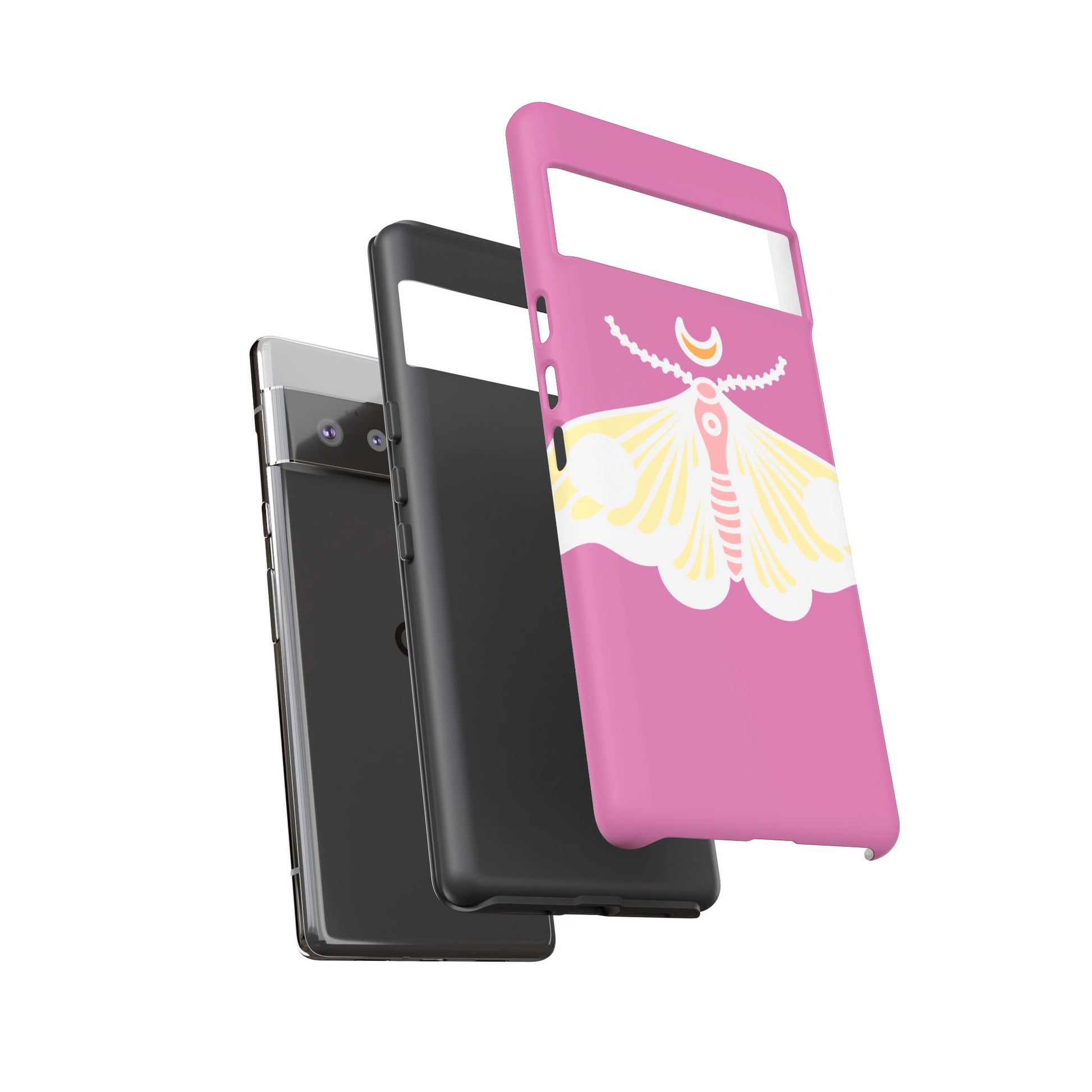 Colorful Moth Phone Case | Tough Cases for iPhone, Unique Gift, Nature Lovers, Boho Style, Trendy Accessories