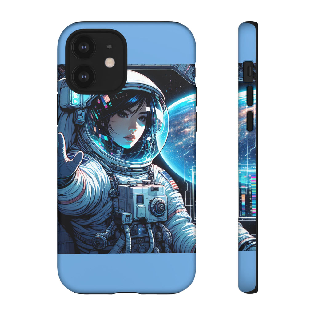 Astronaut Phone Case, Space-Themed Tough Case, Unique Gift for Science Lovers, Trendy Protection for Smartphones, Cool Tech Accessories