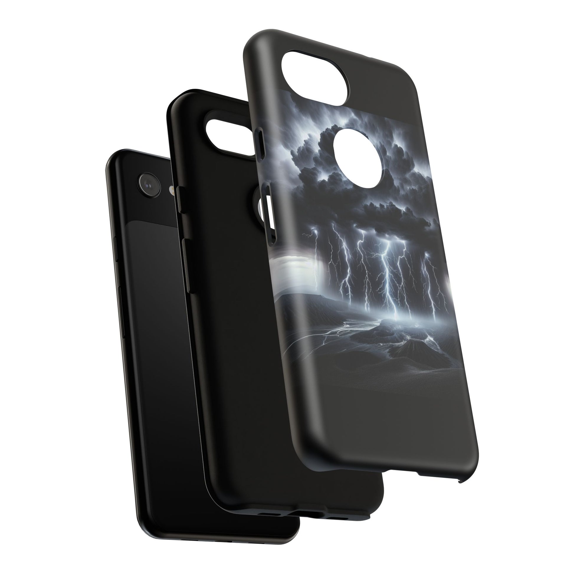 Tough Cases for the Bold: Stormy Thunder Phone Case, Lightning Protection, Durable Cover for Adventurers, Unique Gift for Nature [...]