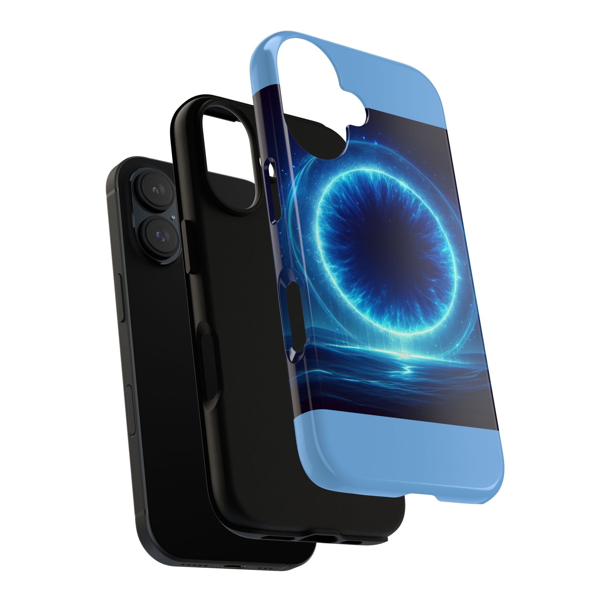 Blue Galaxy Phone Case, Tough Phone Cover, Cosmic Protection Case, Space Design, Gift for Space Lovers
