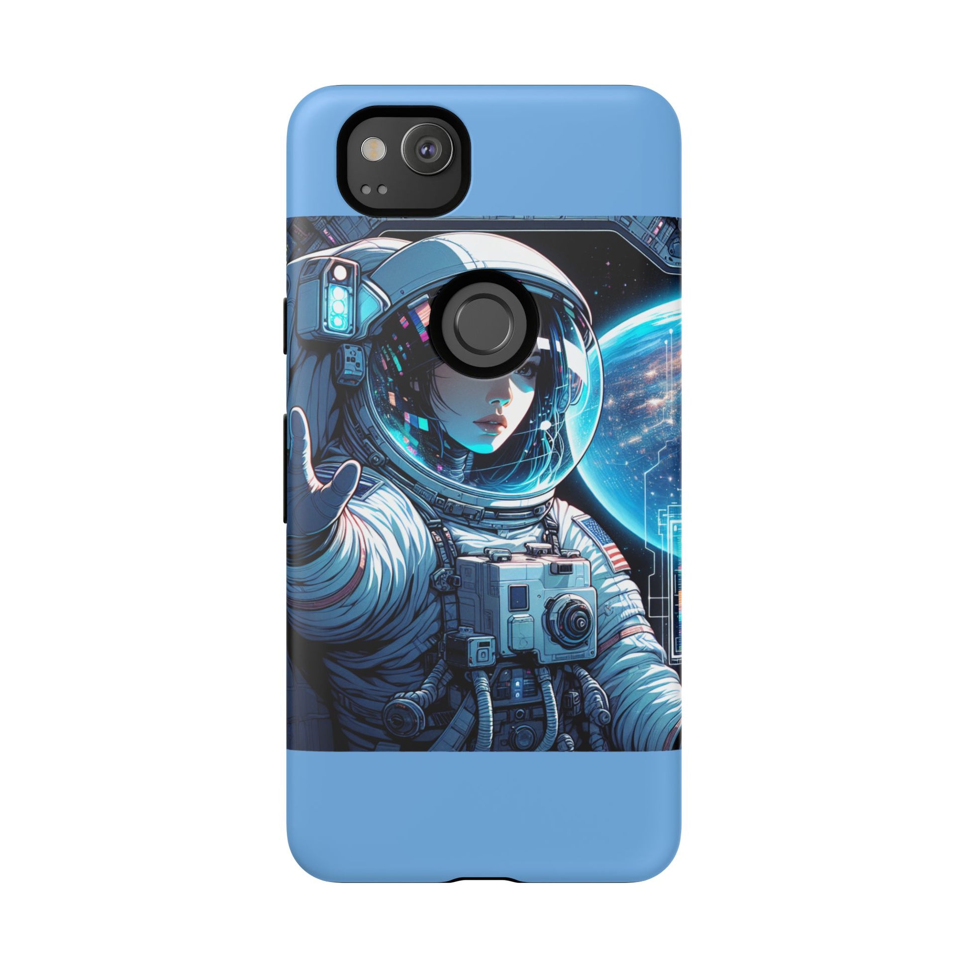 Astronaut Phone Case, Space-Themed Tough Case, Unique Gift for Science Lovers, Trendy Protection for Smartphones, Cool Tech Accessories