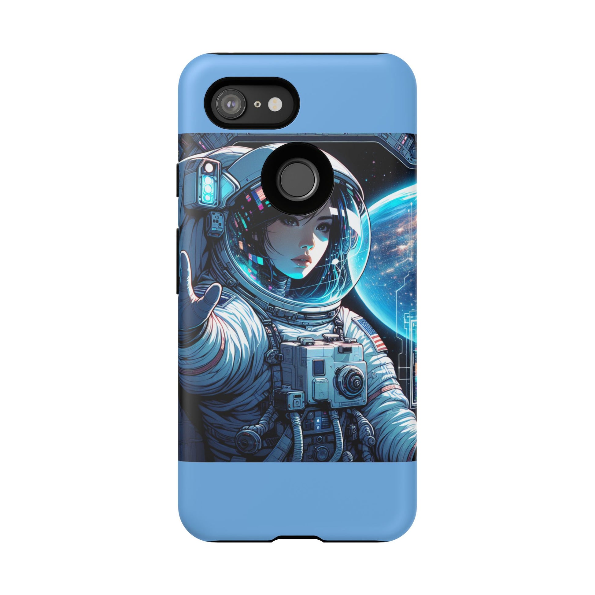 Astronaut Phone Case, Space-Themed Tough Case, Unique Gift for Science Lovers, Trendy Protection for Smartphones, Cool Tech Accessories