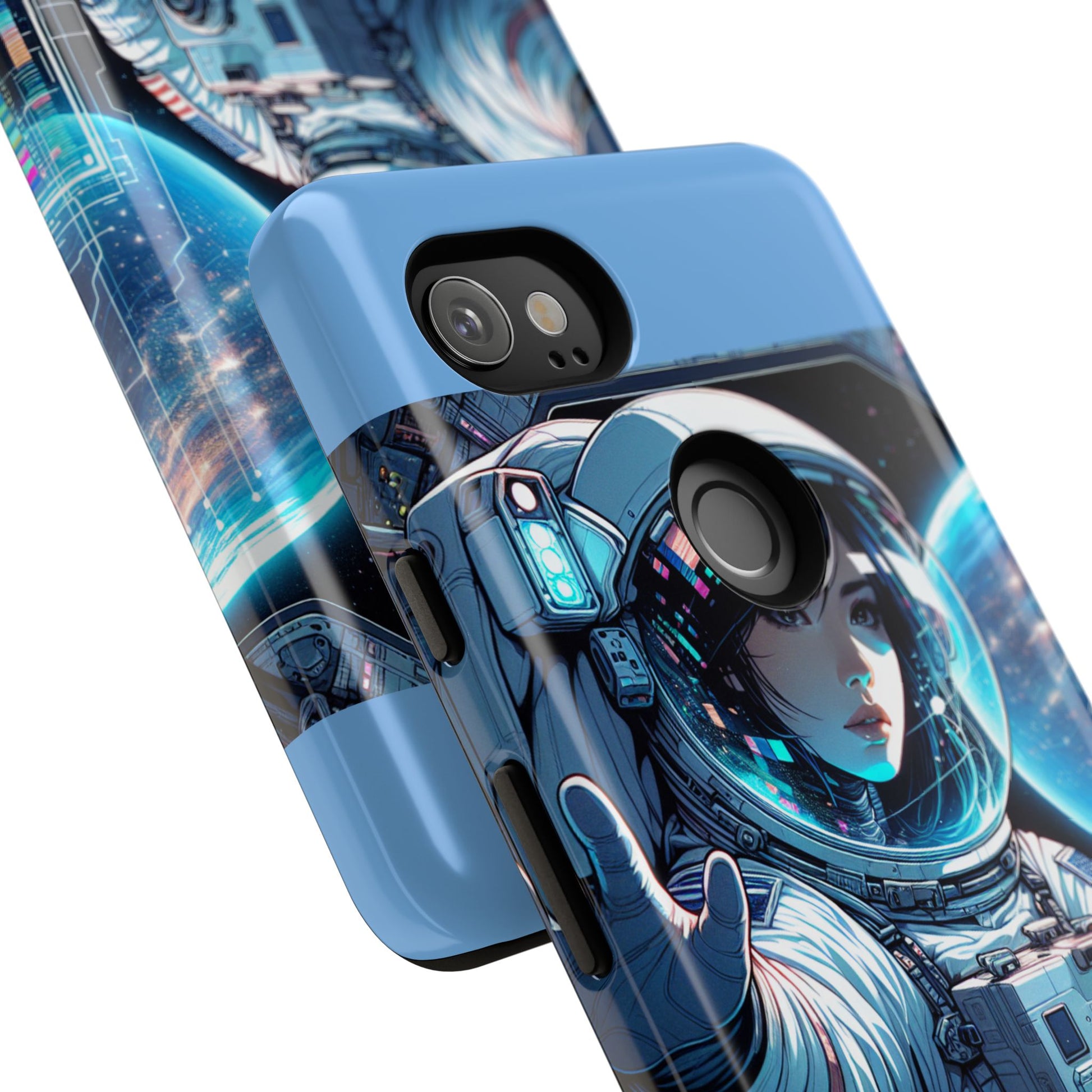 Astronaut Phone Case, Space-Themed Tough Case, Unique Gift for Science Lovers, Trendy Protection for Smartphones, Cool Tech Accessories