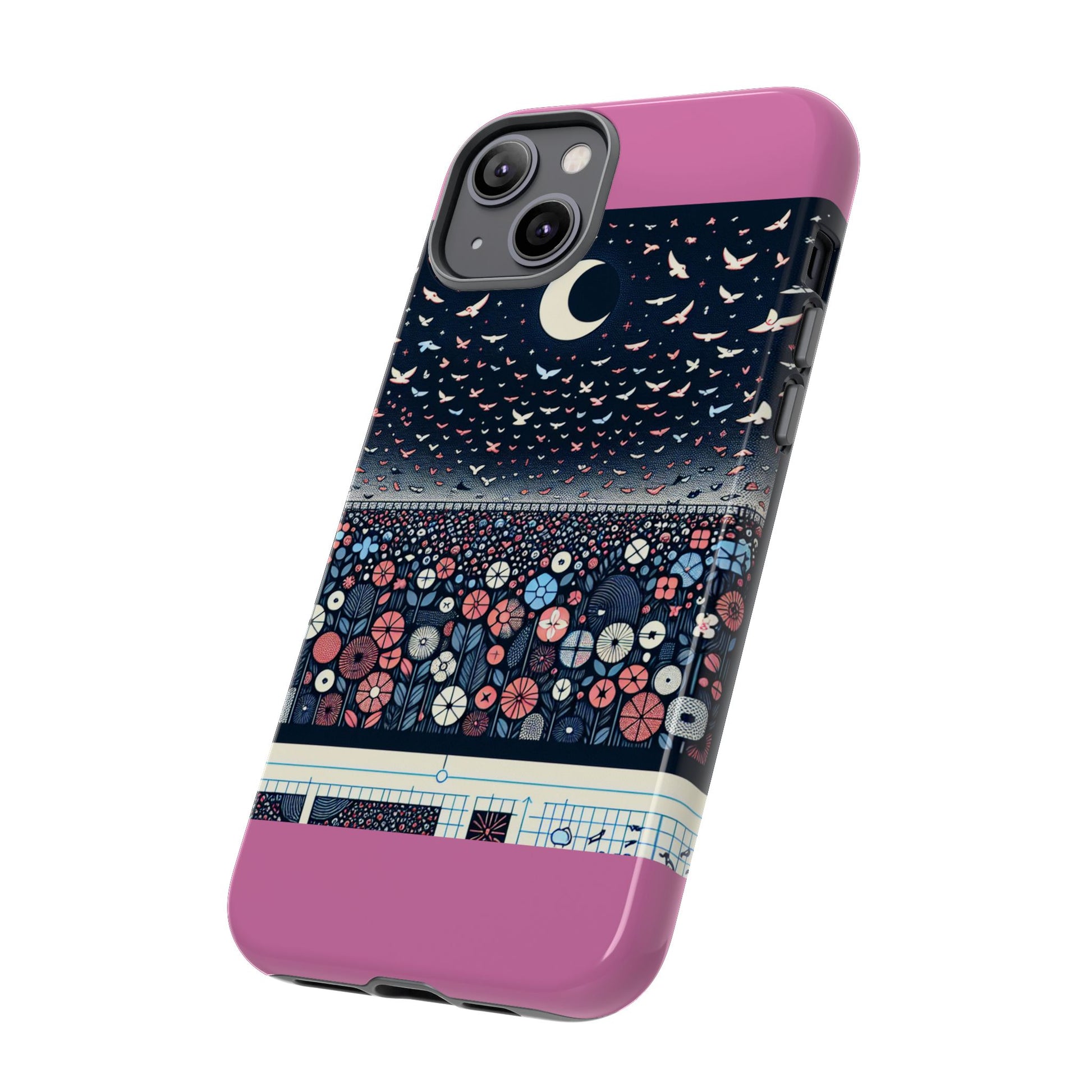 Floral Phone Case, Tough Cases for iPhone, Nature-Inspired Design, Gift for Her, Stylish Protection, Trending Accessory