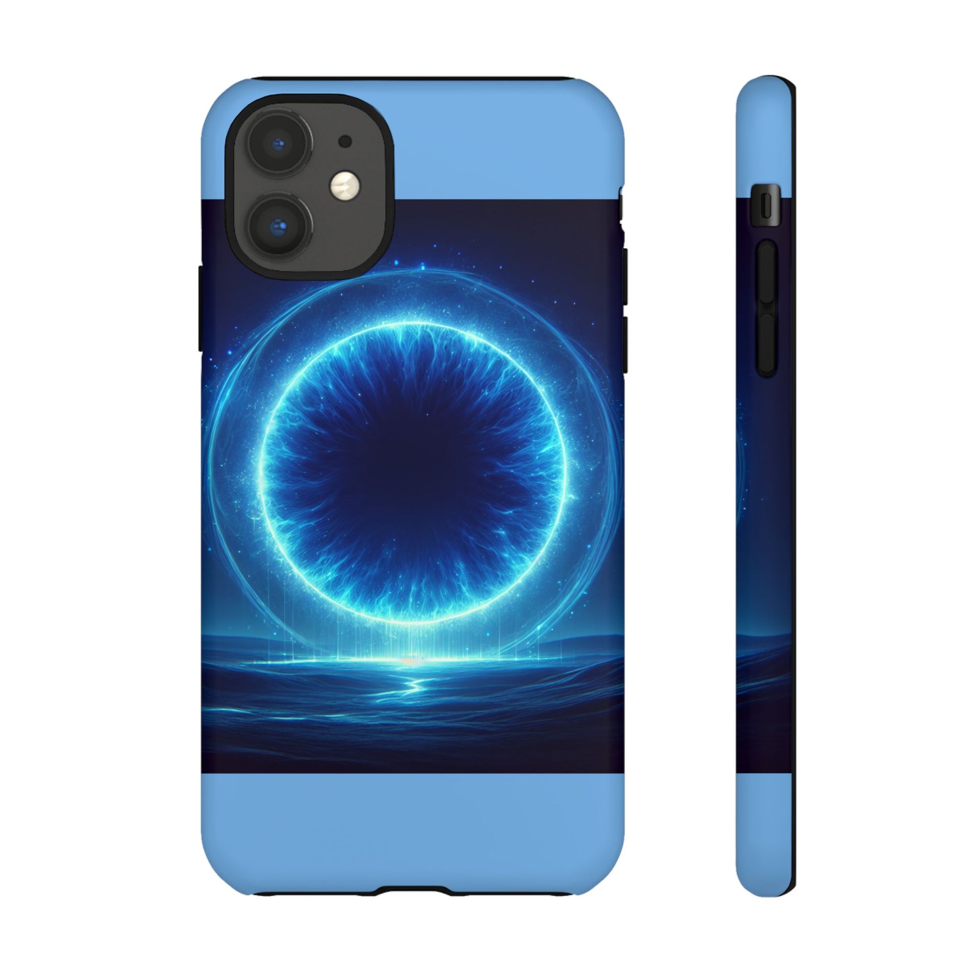 Blue Galaxy Phone Case, Tough Phone Cover, Cosmic Protection Case, Space Design, Gift for Space Lovers
