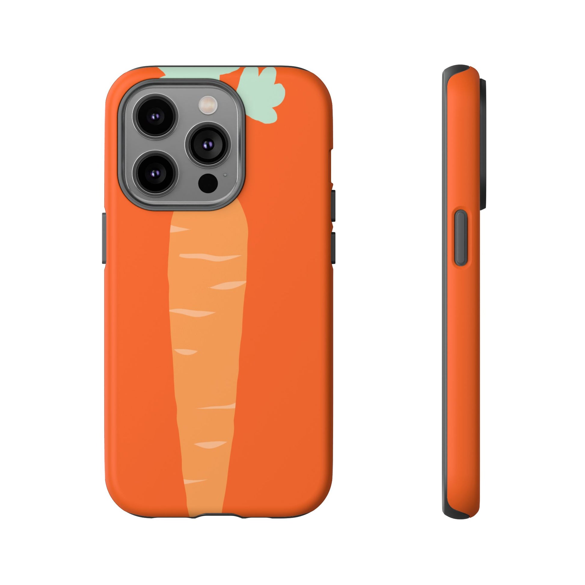Tough Cases Carrot Phone Case, Cute Smartphone Cover, Fun Gift for Garden Lovers, Fall Decor, Vegan Accessories, Colorful Case