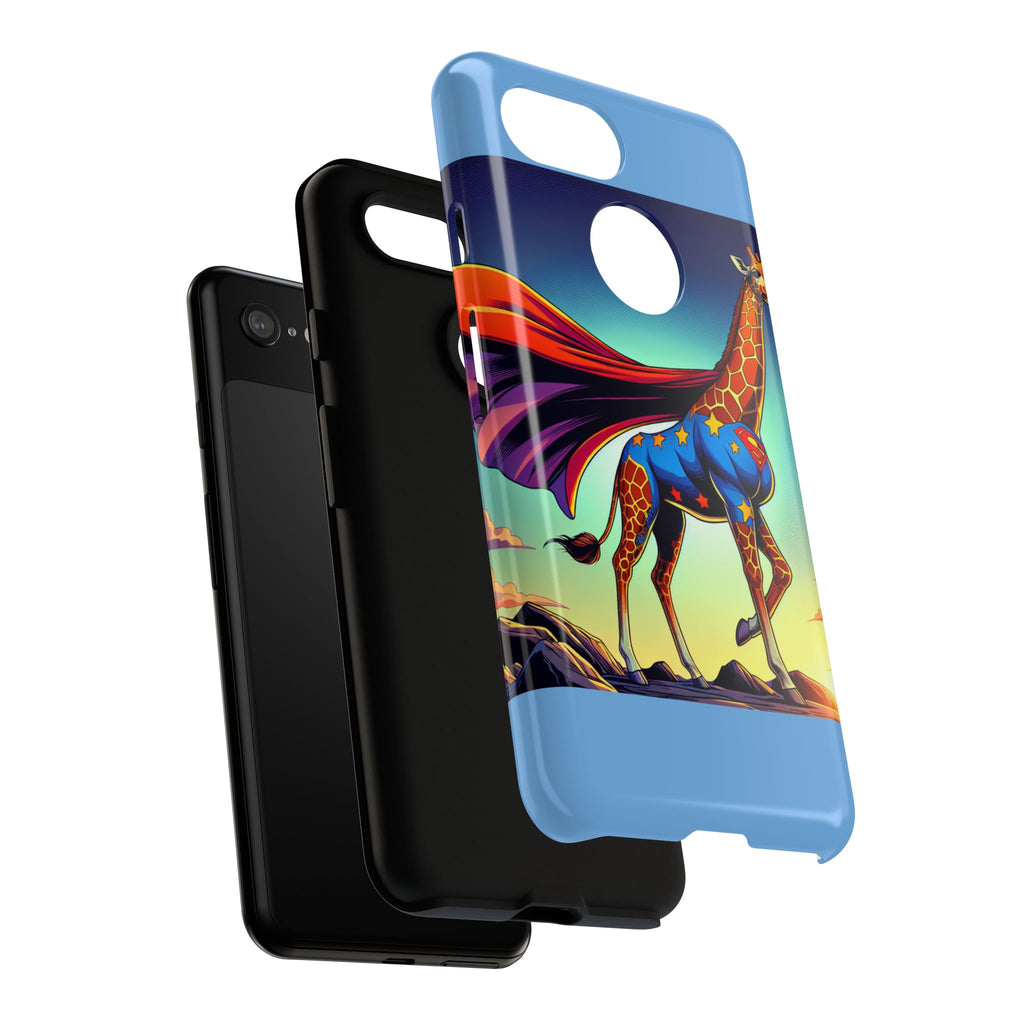 Superhero Giraffe Phone Case | Tough Cases, Unique Gifts, Animal Lover Accessories, Fun Tech Protectors, Cute Phone Covers, Birthday Gift