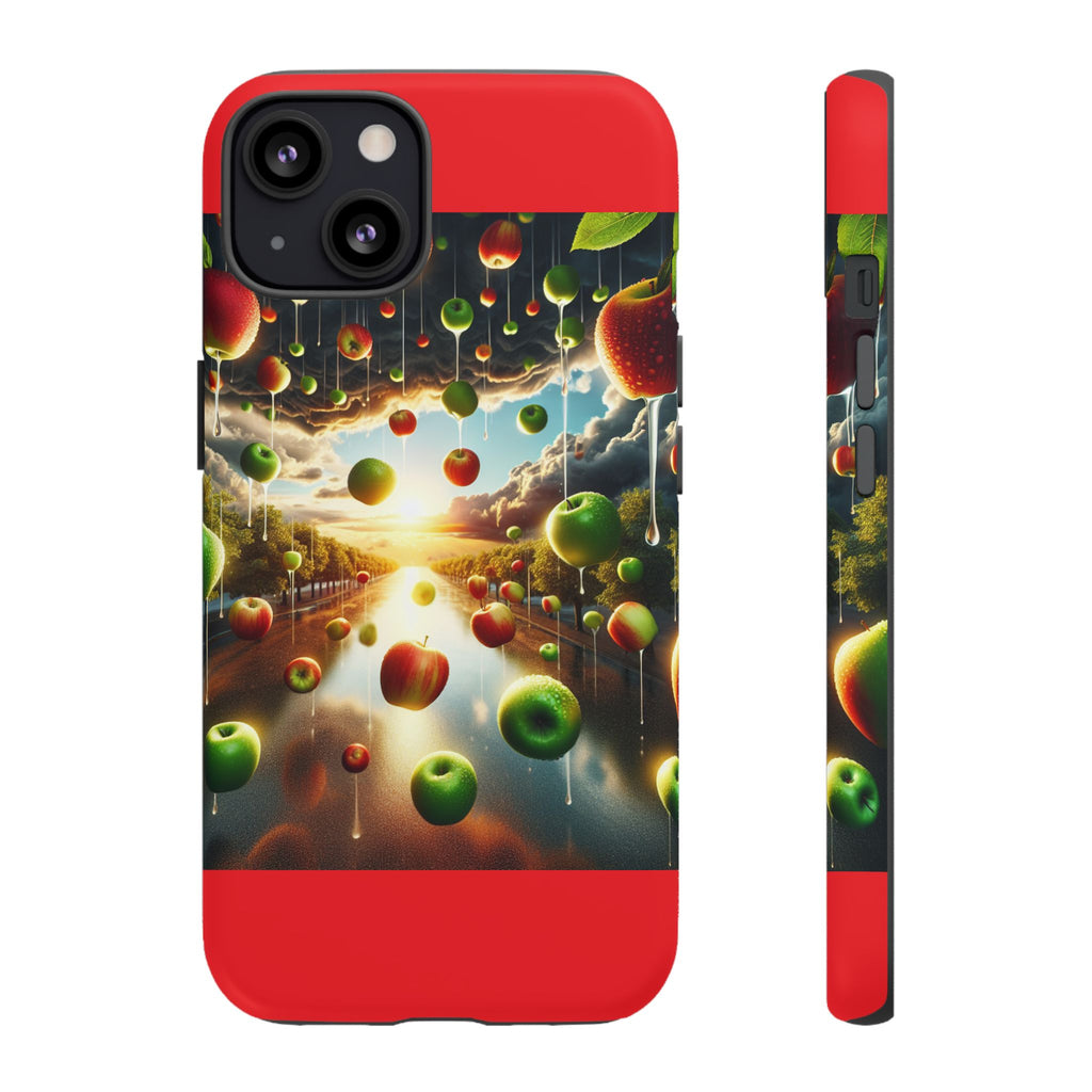 Vibrant Phone Case with Artistic Apple Design, Unique Gift for Art Lovers, Trendy Accessory for Any Occasion, Stylish Smartphone Cover