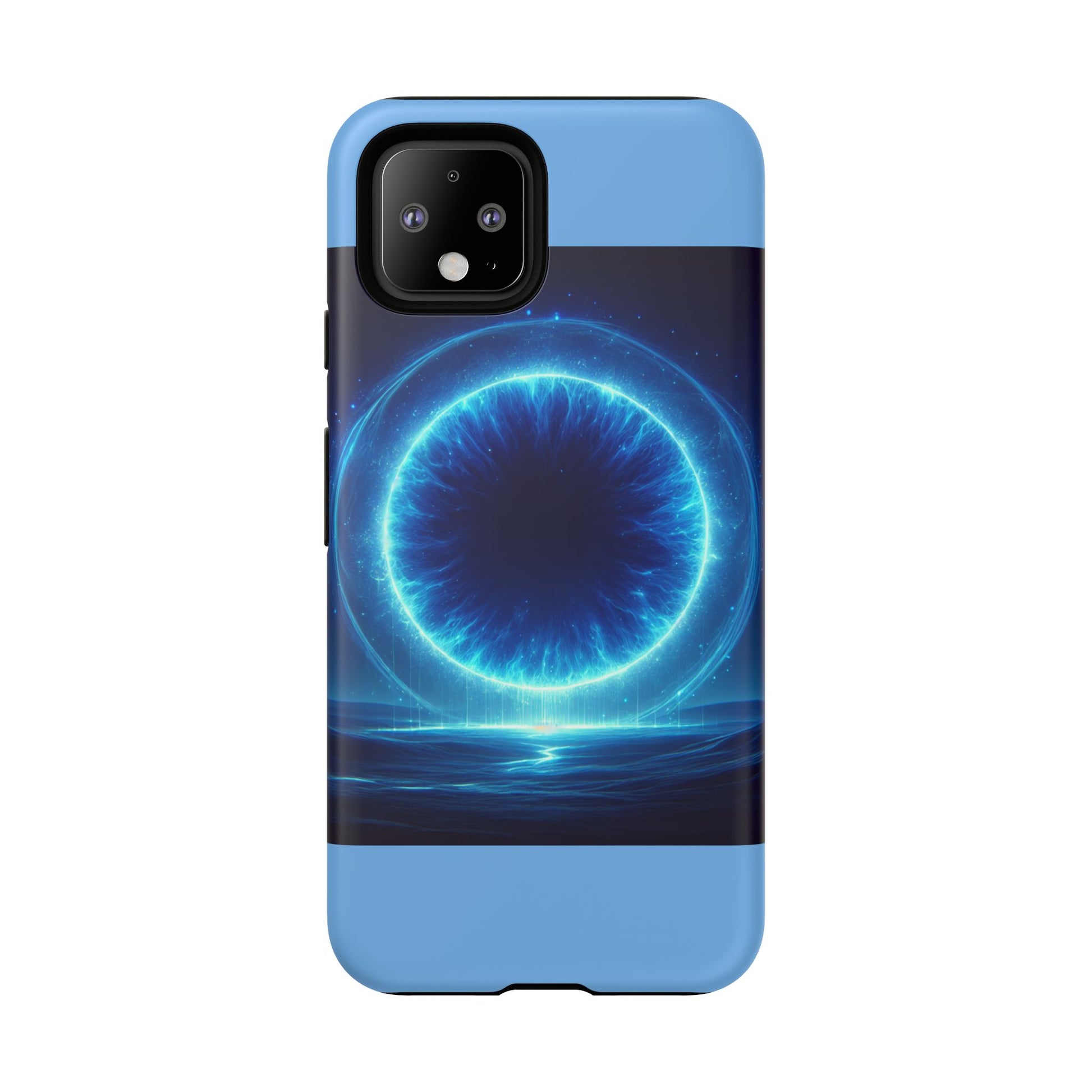 Blue Galaxy Phone Case, Tough Phone Cover, Cosmic Protection Case, Space Design, Gift for Space Lovers