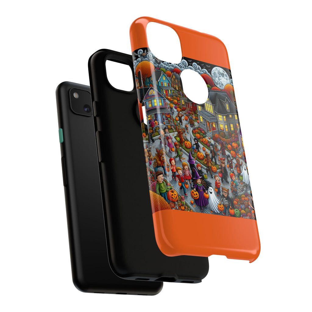 Halloween Phone Case, Tough Cases for Spooky Season, Fall Decor, Trick or Treat, Pumpkin Lovers, Ghost Design
