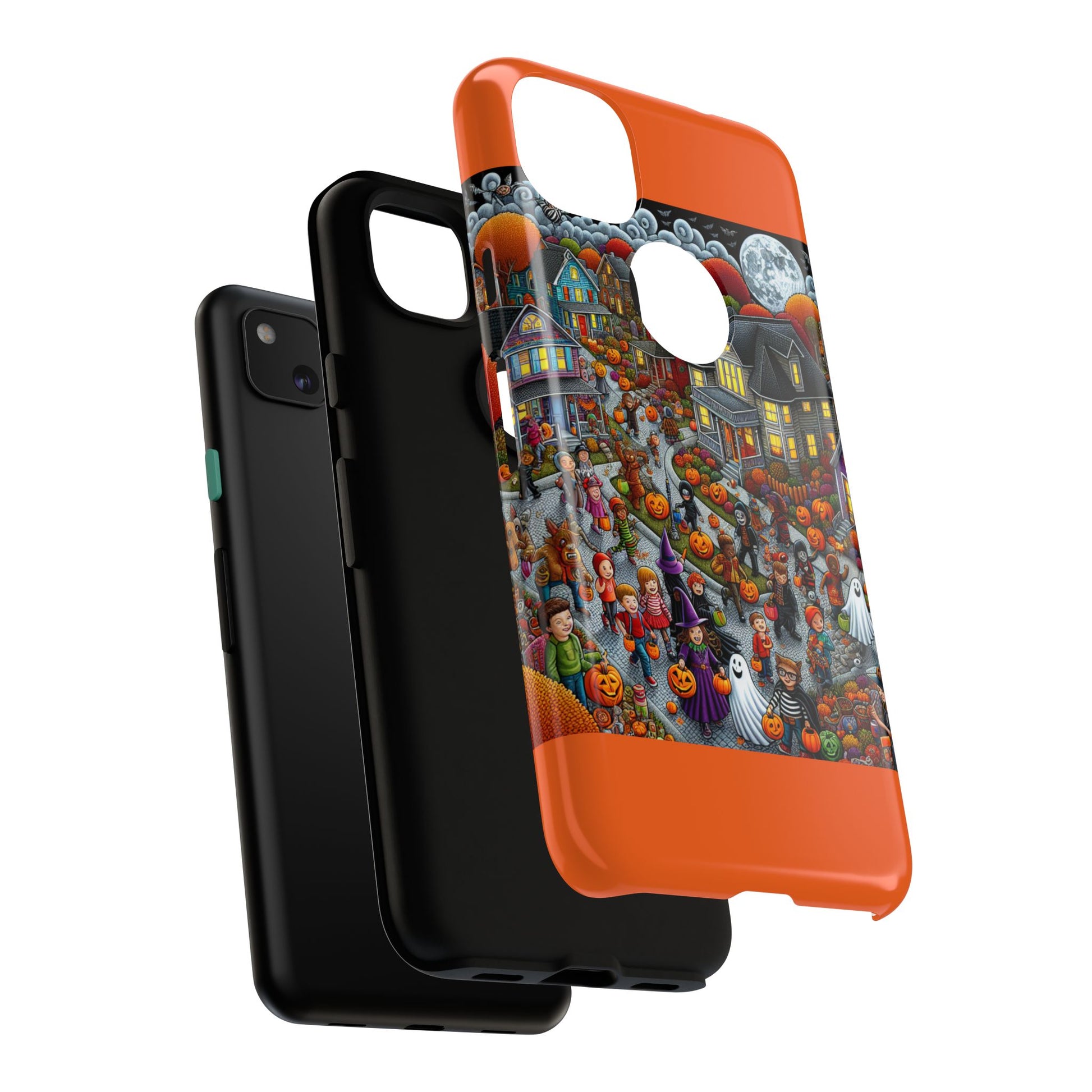 Halloween Phone Case, Tough Cases for Spooky Season, Fall Decor, Trick or Treat, Pumpkin Lovers, Ghost Design