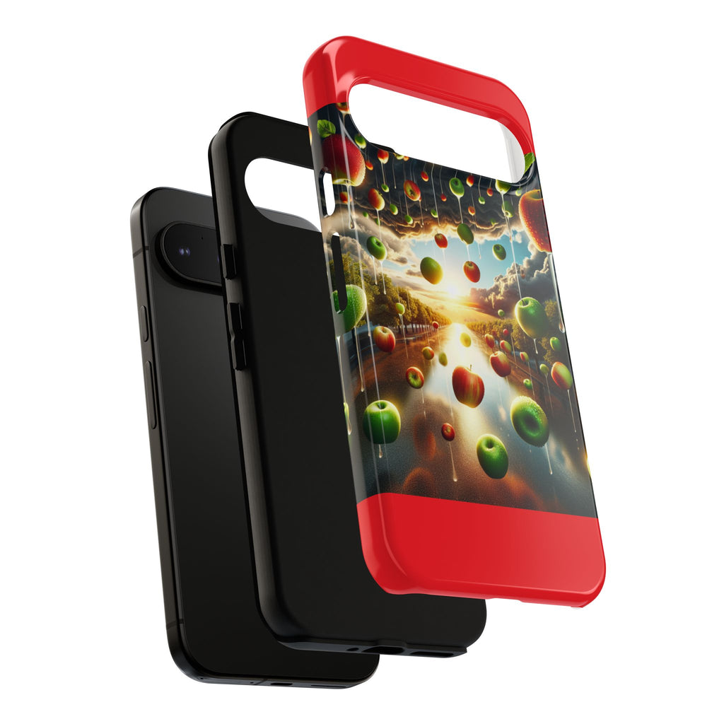 Vibrant Phone Case with Artistic Apple Design, Unique Gift for Art Lovers, Trendy Accessory for Any Occasion, Stylish Smartphone Cover
