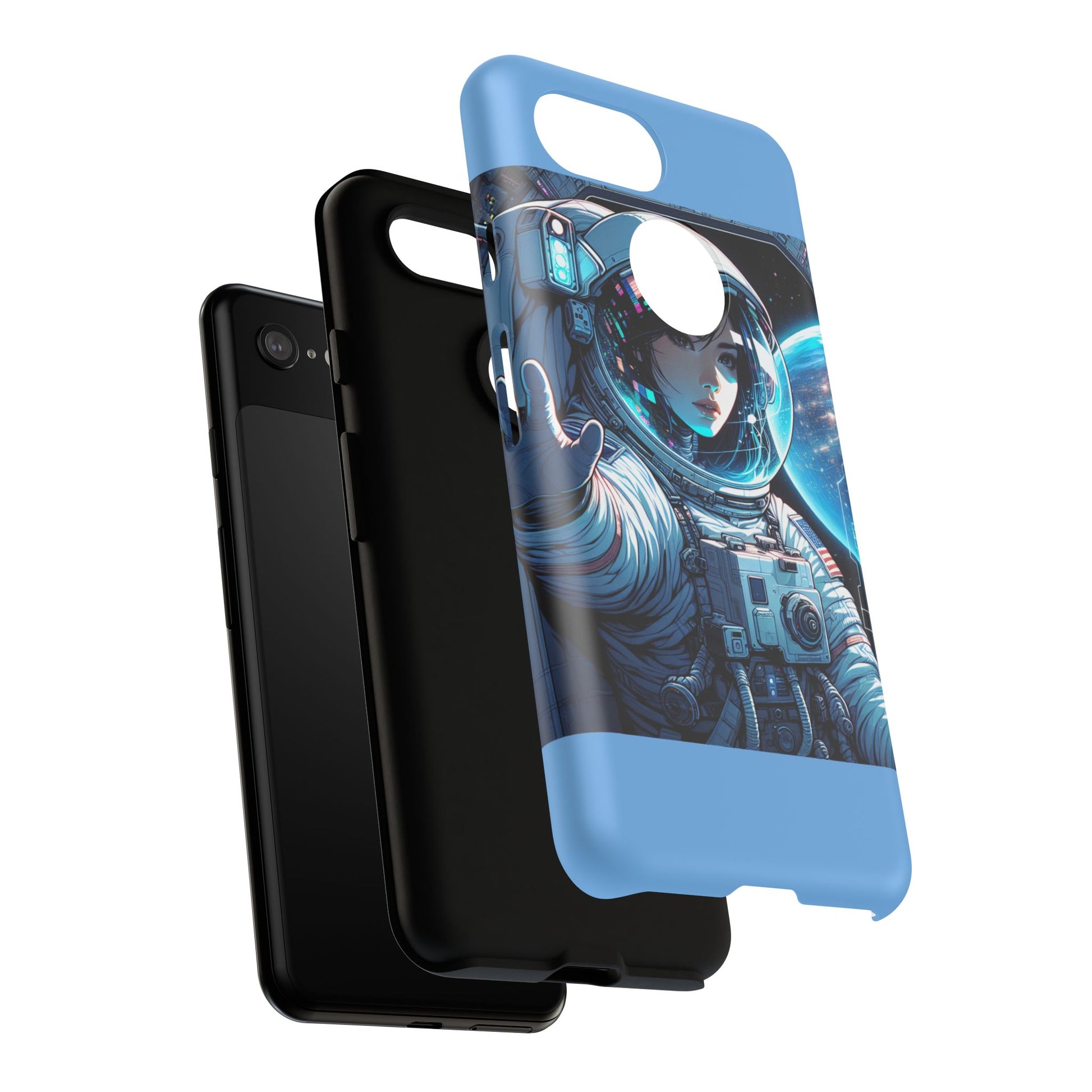 Astronaut Phone Case, Space-Themed Tough Case, Unique Gift for Science Lovers, Trendy Protection for Smartphones, Cool Tech Accessories