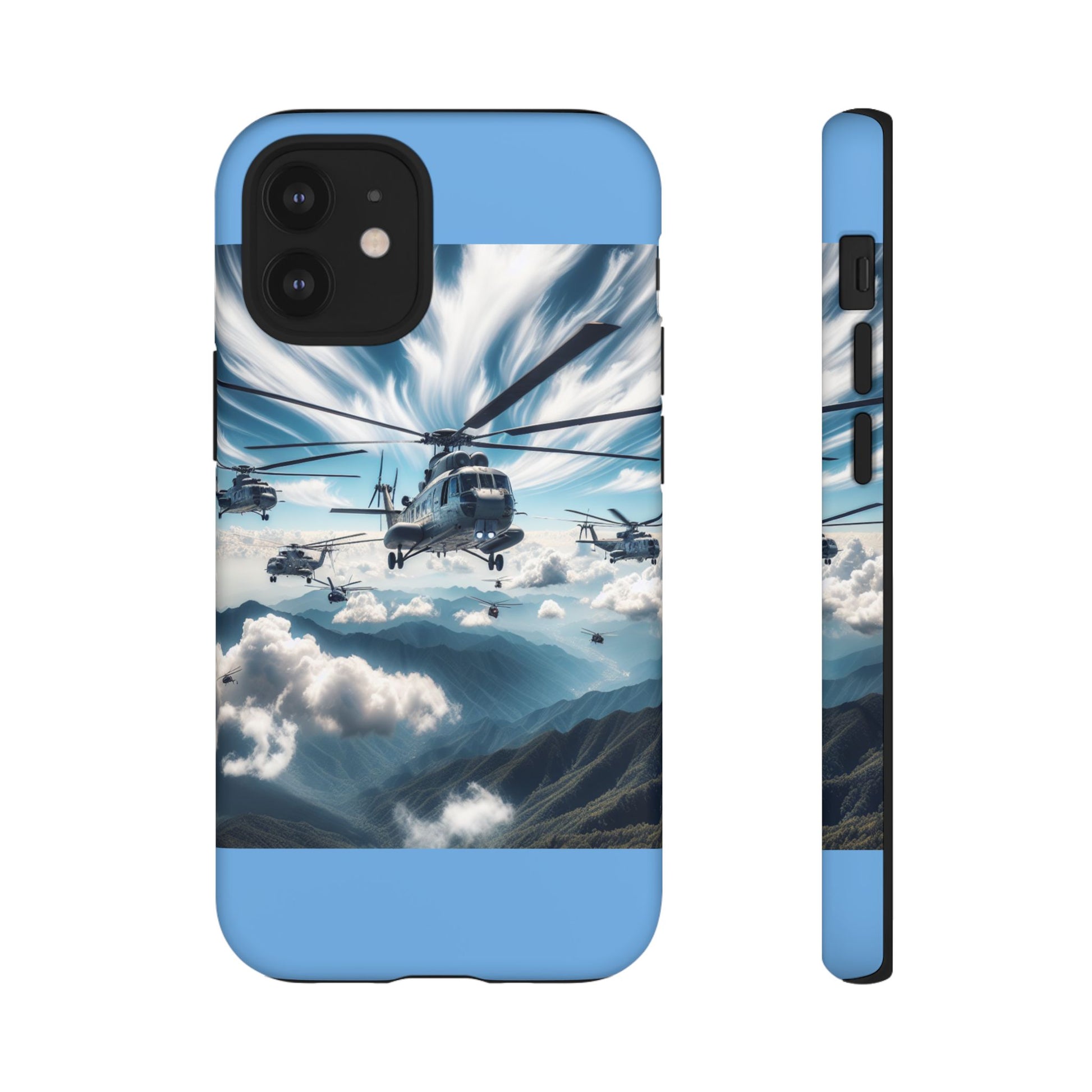 Tough Cases - Helicopter Design Phone Case, Military Style Cover, Unique Gift for Aviation Lovers, Durable Phone Protector, Hobbyist [...]