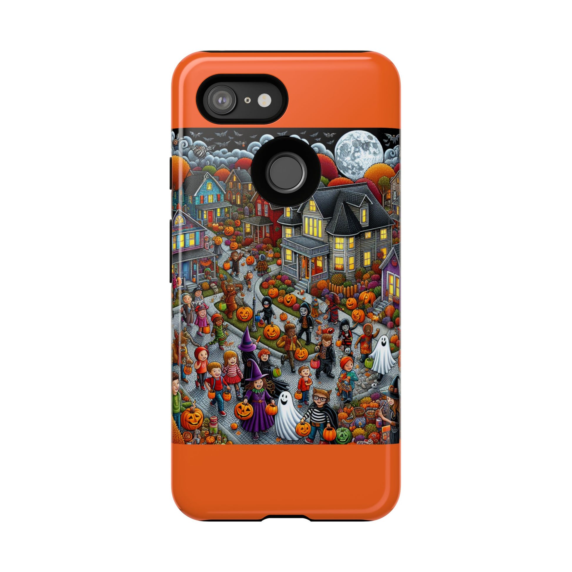Halloween Phone Case, Tough Cases for Spooky Season, Fall Decor, Trick or Treat, Pumpkin Lovers, Ghost Design