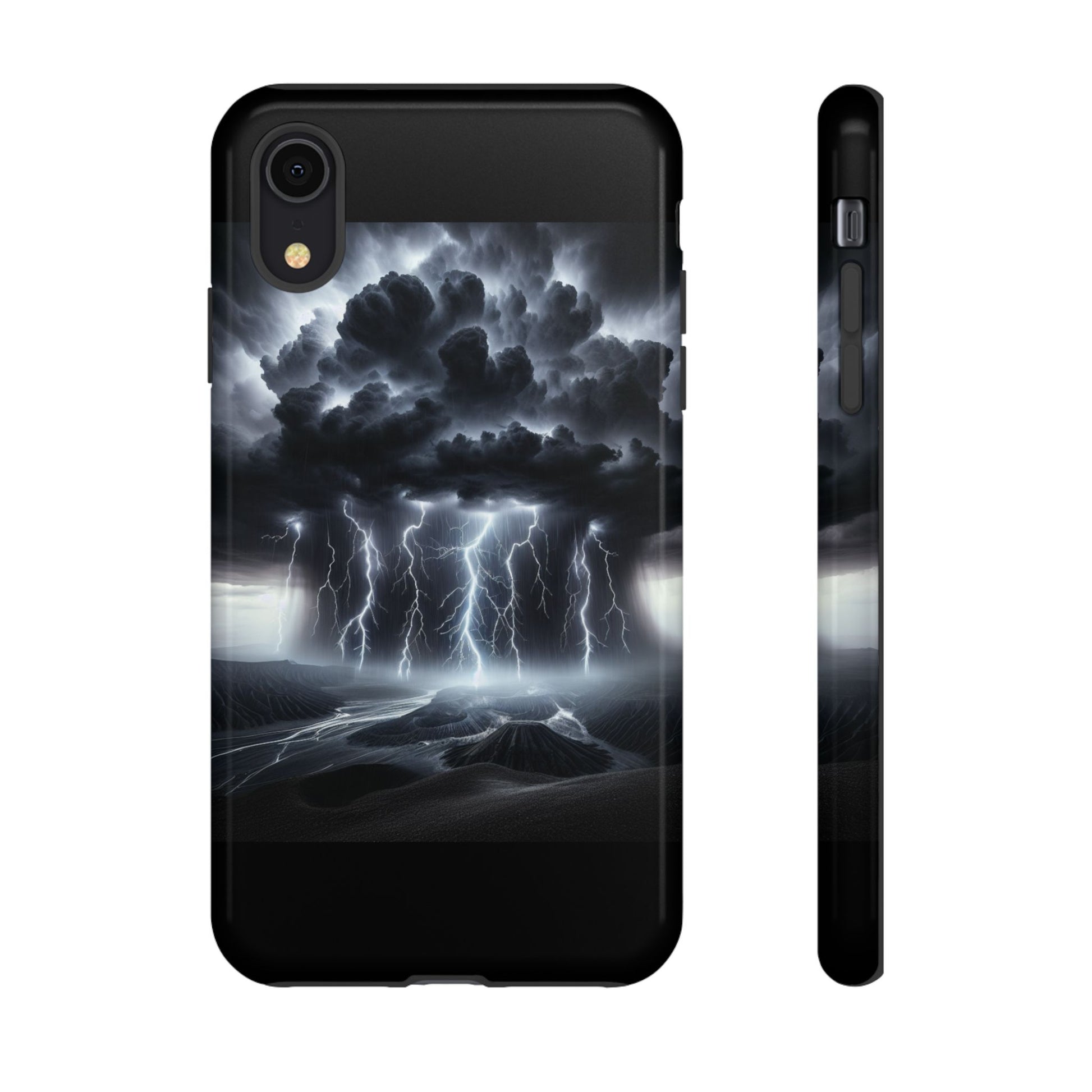 Tough Cases for the Bold: Stormy Thunder Phone Case, Lightning Protection, Durable Cover for Adventurers, Unique Gift for Nature [...]