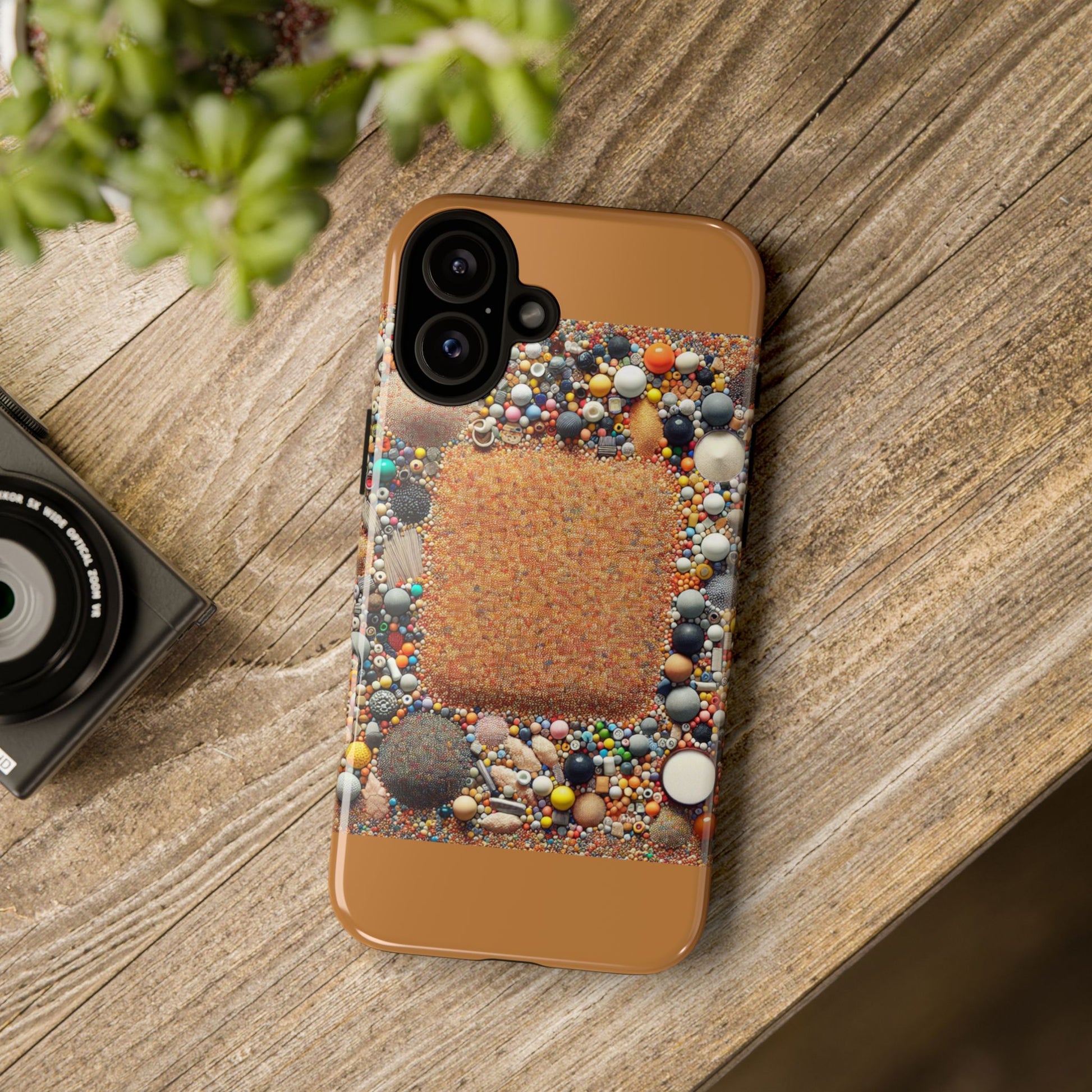 Colorful Phone Case with Unique Texture, Tough Case, Phone Accessory, Trendy Design, Gift for Tech Lovers, Durable Protection