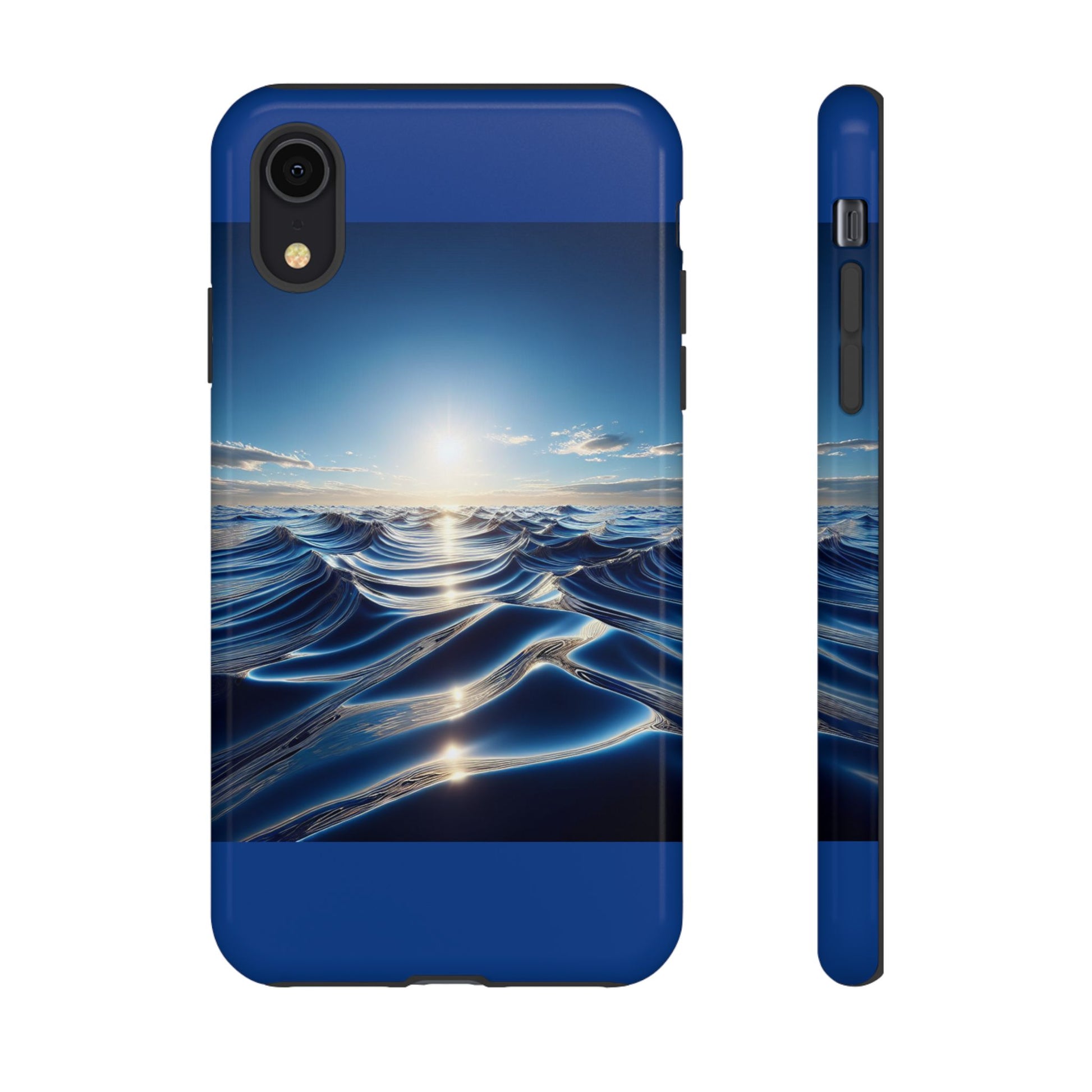Ocean Wave Phone Case, Tough Phone Cover, Stylish Cell Case, Gift for Beach Lovers, Customizable Phone Accessory