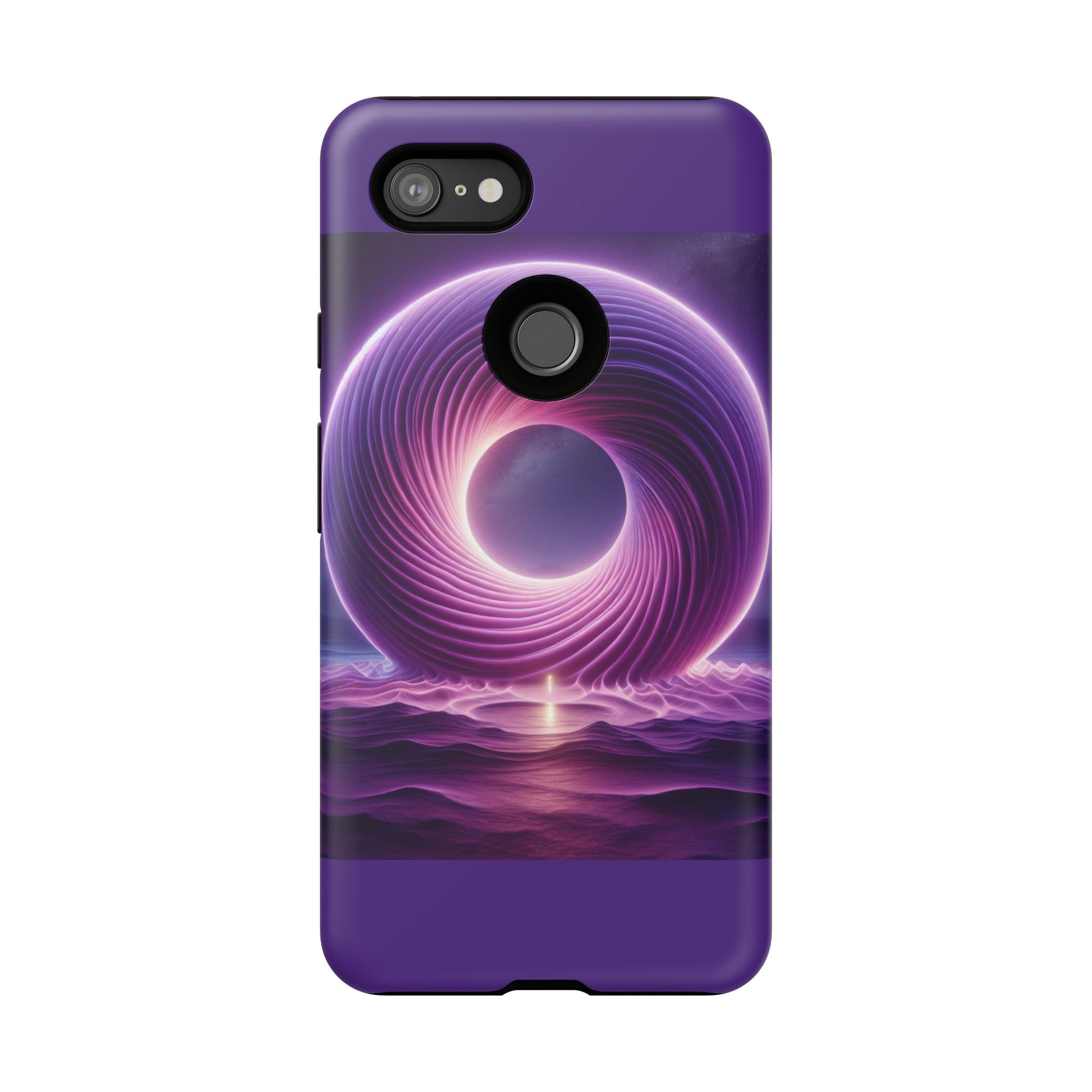 Colorful Phone Case with Swirling Design, Tough Phone Cover, Cosmic Phone Protector, Unique Gift for Tech Lovers, Stylish Smartphone Shell