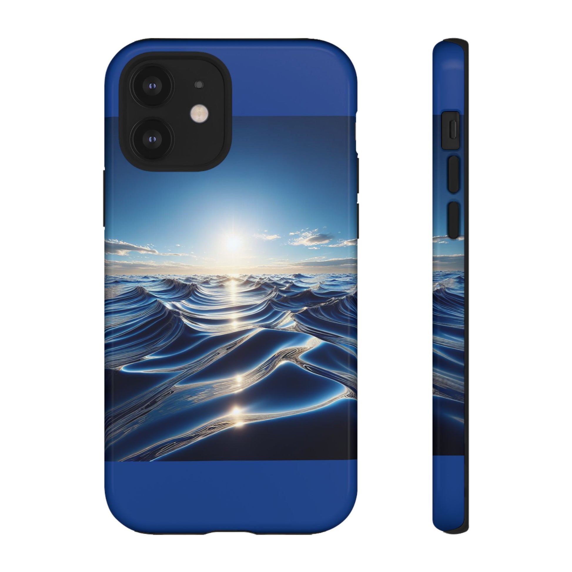 Ocean Wave Phone Case, Tough Phone Cover, Stylish Cell Case, Gift for Beach Lovers, Customizable Phone Accessory