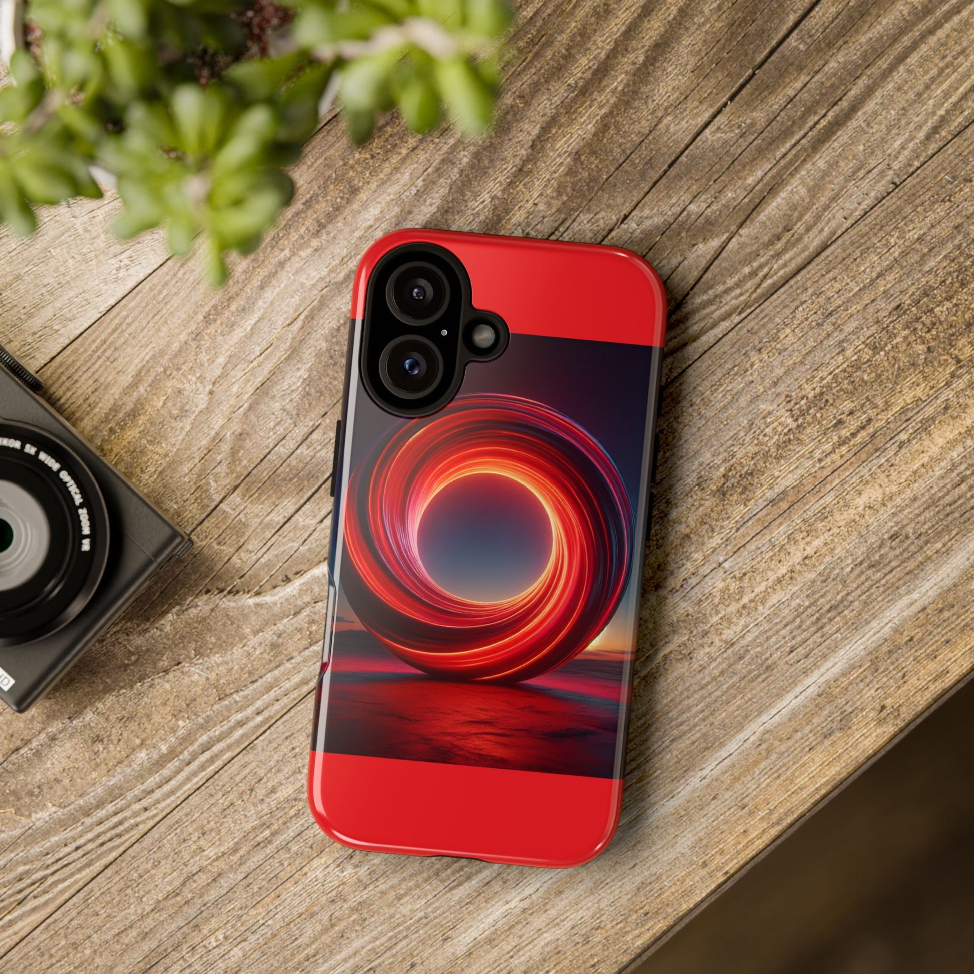 Vibrant Phone Case with Abstract Design, Tough Cases for Tech Lovers, Sleek Protection, Gift for Friends, Customizable Mobile Accessory