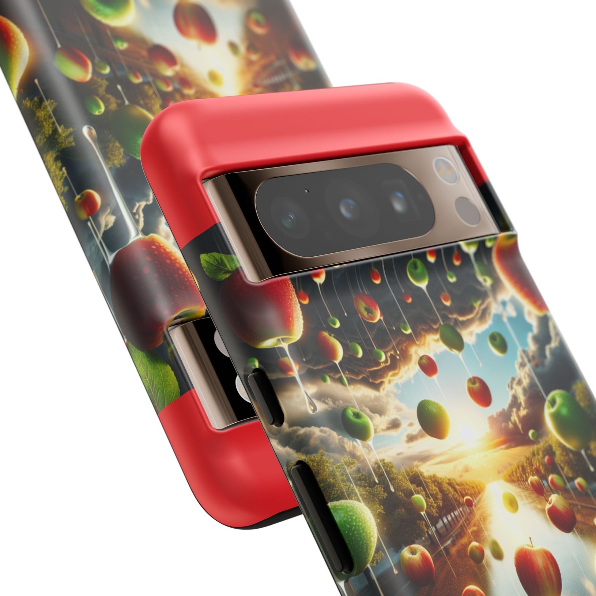Vibrant Phone Case with Artistic Apple Design, Unique Gift for Art Lovers, Trendy Accessory for Any Occasion, Stylish Smartphone Cover