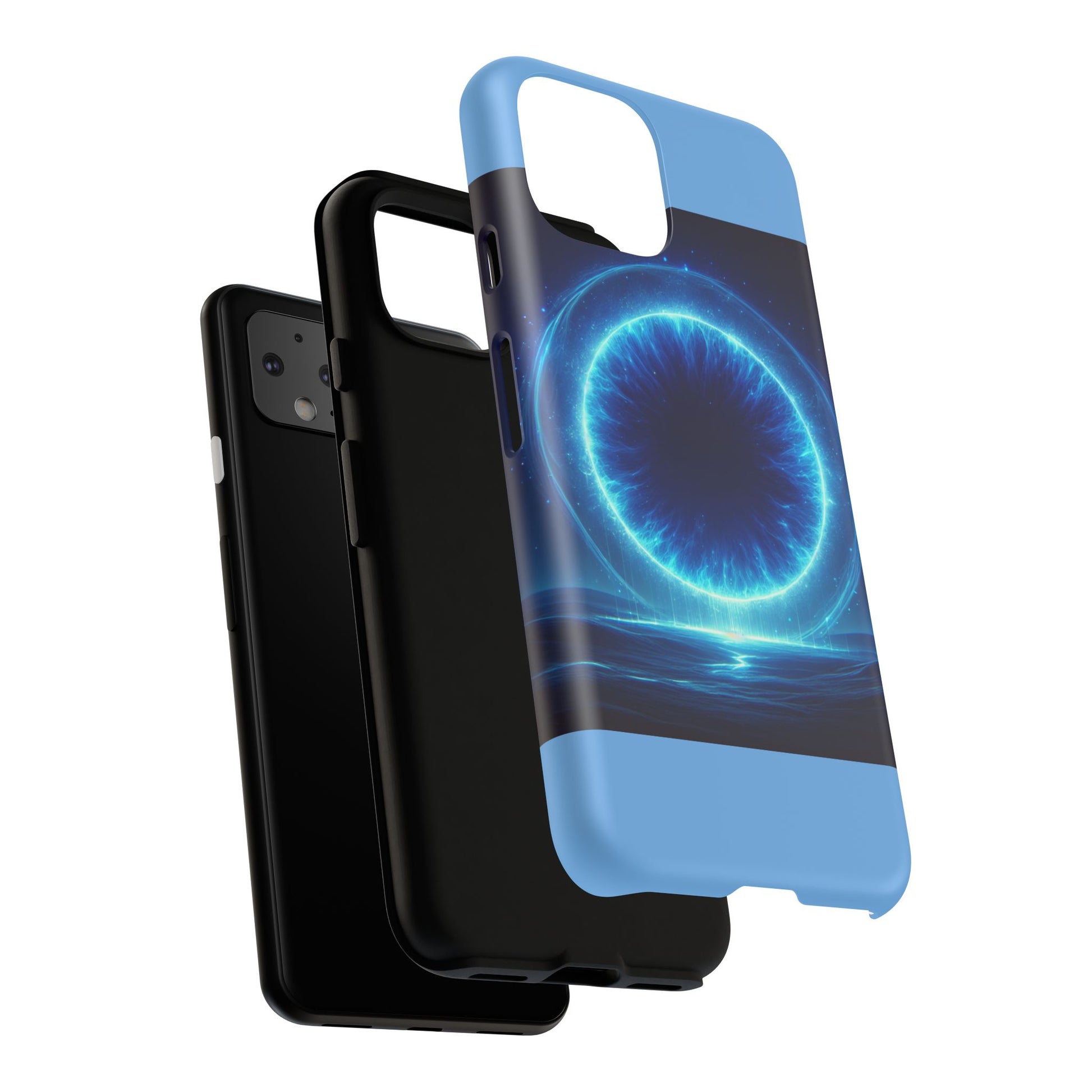 Blue Galaxy Phone Case, Tough Phone Cover, Cosmic Protection Case, Space Design, Gift for Space Lovers