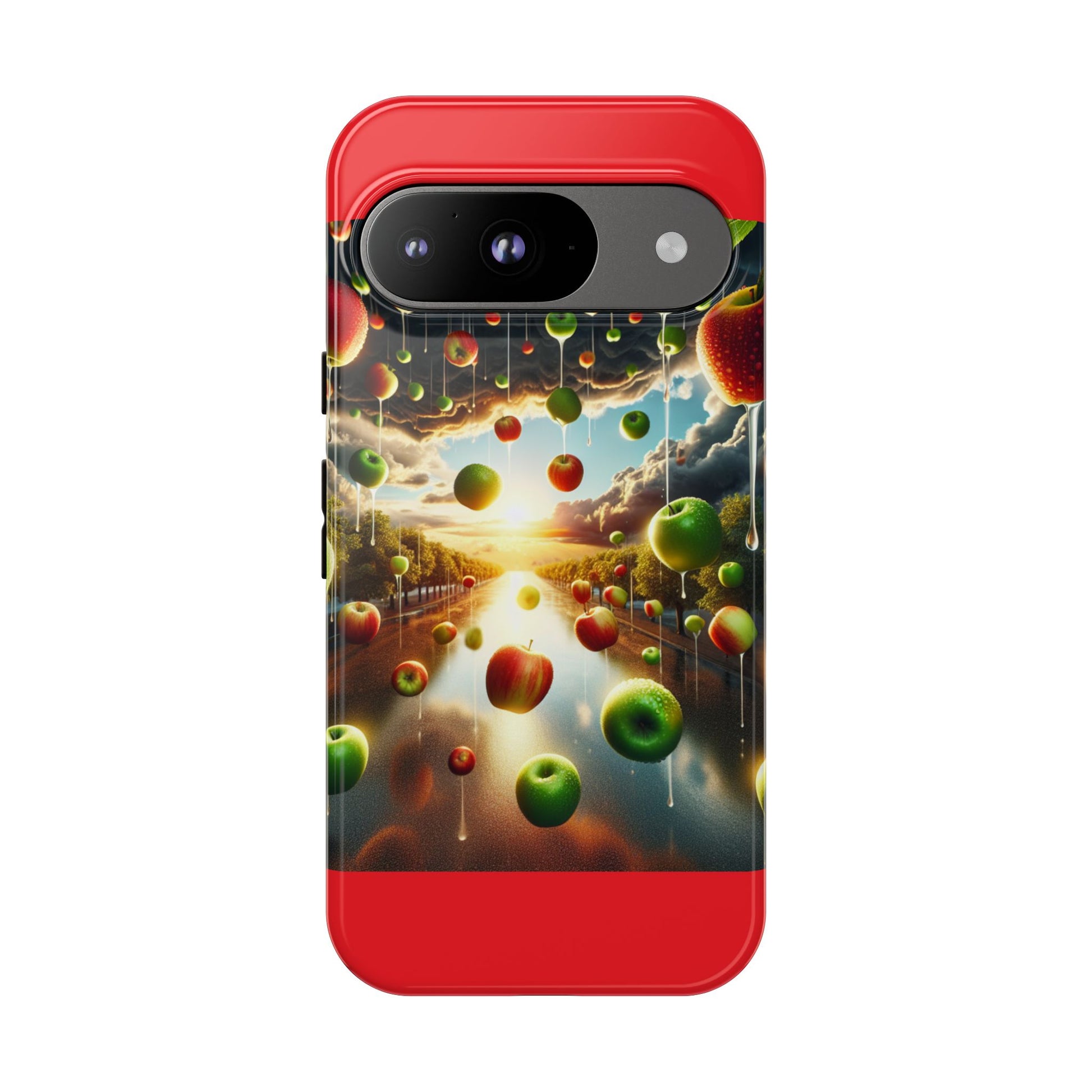 Vibrant Phone Case with Artistic Apple Design, Unique Gift for Art Lovers, Trendy Accessory for Any Occasion, Stylish Smartphone Cover