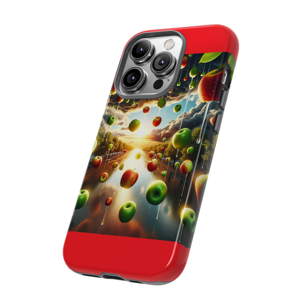 Vibrant Phone Case with Artistic Apple Design, Unique Gift for Art Lovers, Trendy Accessory for Any Occasion, Stylish Smartphone Cover