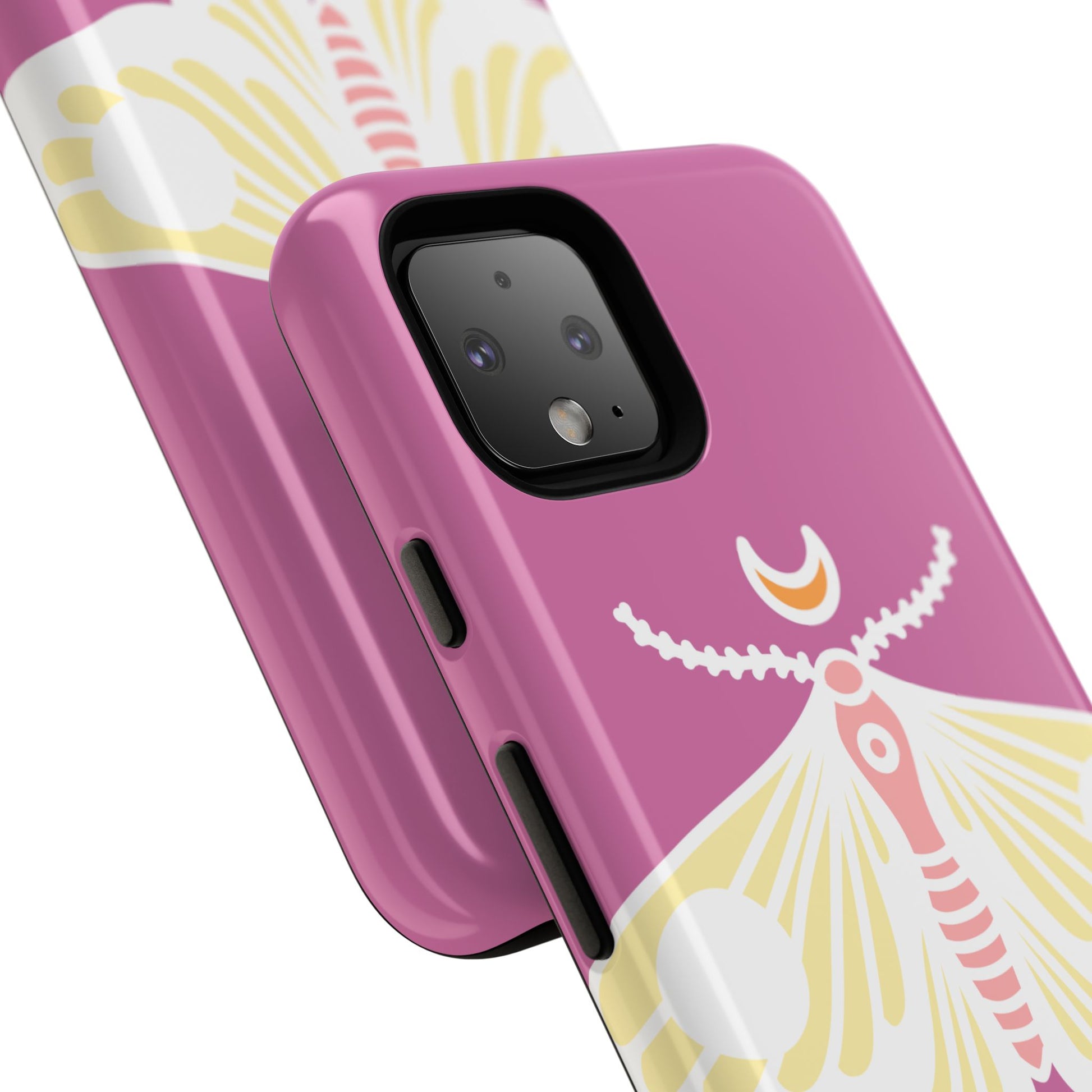 Colorful Moth Phone Case | Tough Cases for iPhone, Unique Gift, Nature Lovers, Boho Style, Trendy Accessories