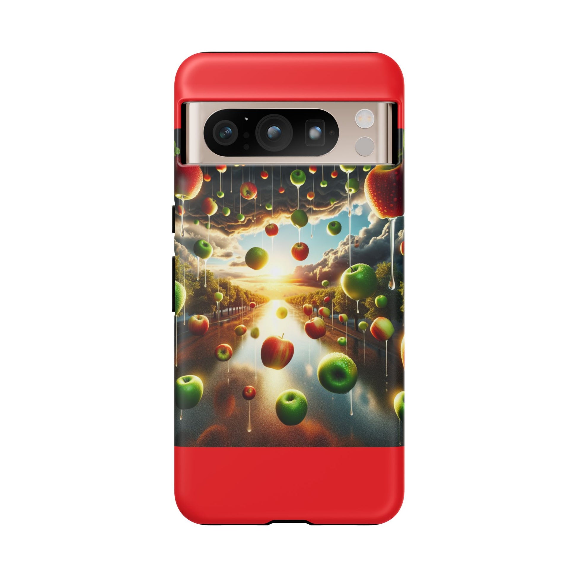 Vibrant Phone Case with Artistic Apple Design, Unique Gift for Art Lovers, Trendy Accessory for Any Occasion, Stylish Smartphone Cover