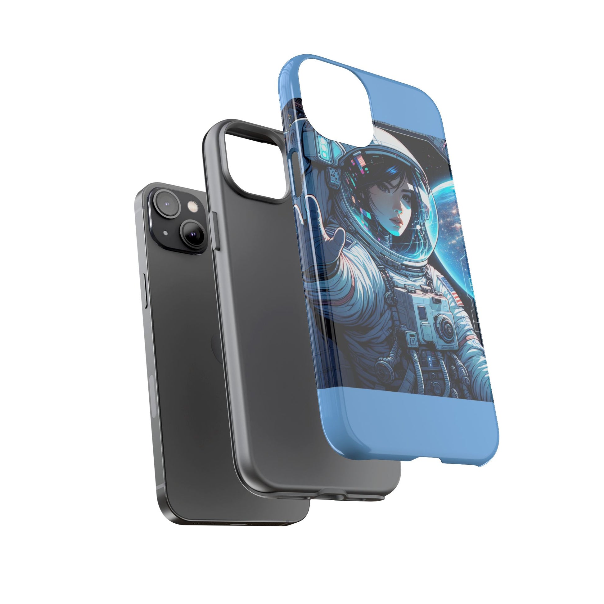 Astronaut Phone Case, Space-Themed Tough Case, Unique Gift for Science Lovers, Trendy Protection for Smartphones, Cool Tech Accessories