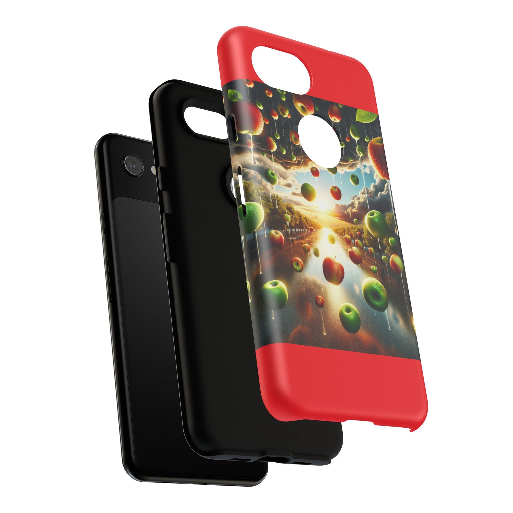 Vibrant Phone Case with Artistic Apple Design, Unique Gift for Art Lovers, Trendy Accessory for Any Occasion, Stylish Smartphone Cover