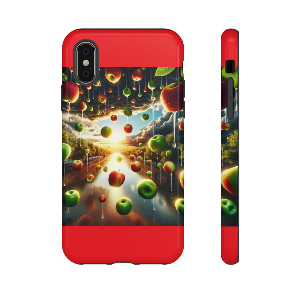 Vibrant Phone Case with Artistic Apple Design, Unique Gift for Art Lovers, Trendy Accessory for Any Occasion, Stylish Smartphone Cover