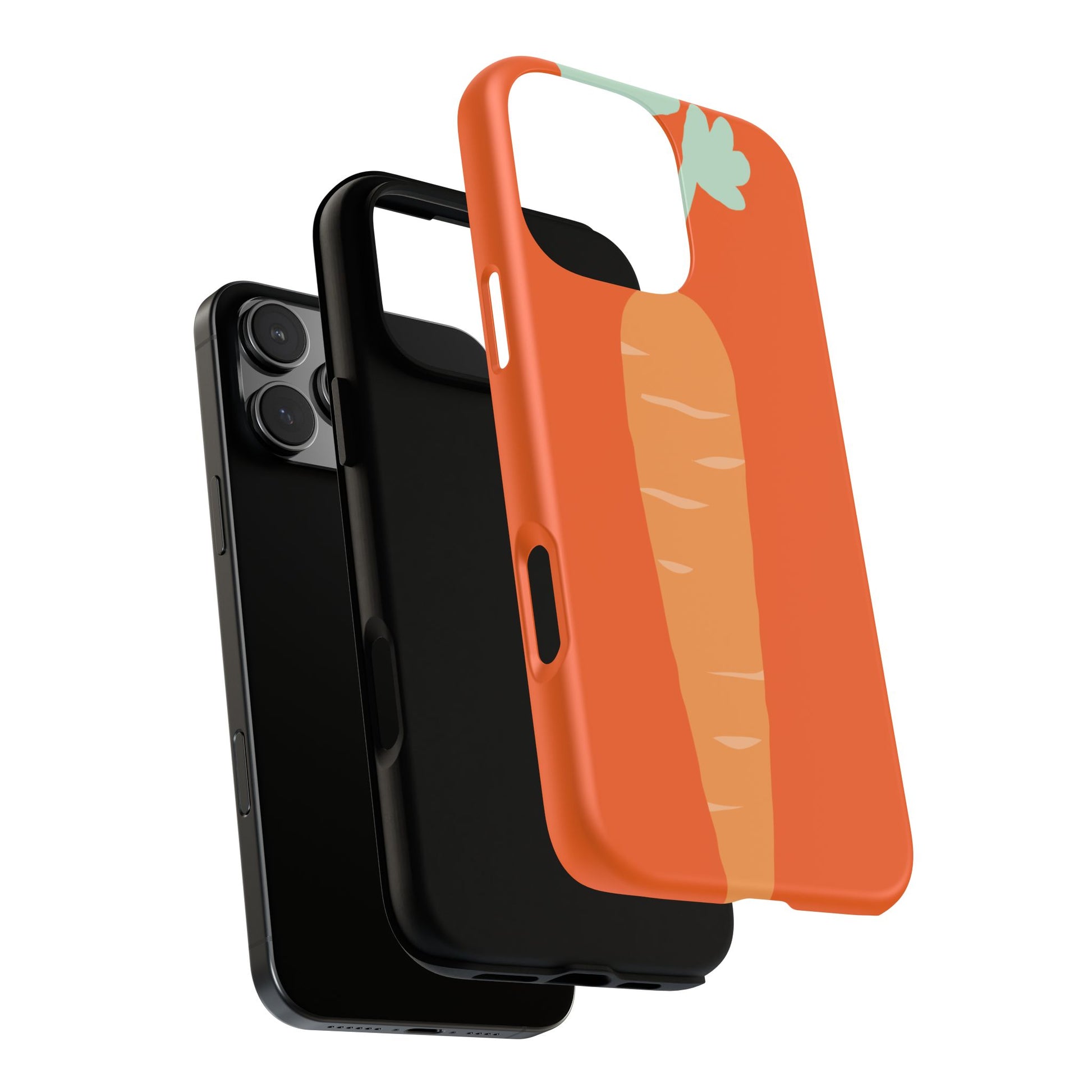 Tough Cases Carrot Phone Case, Cute Smartphone Cover, Fun Gift for Garden Lovers, Fall Decor, Vegan Accessories, Colorful Case