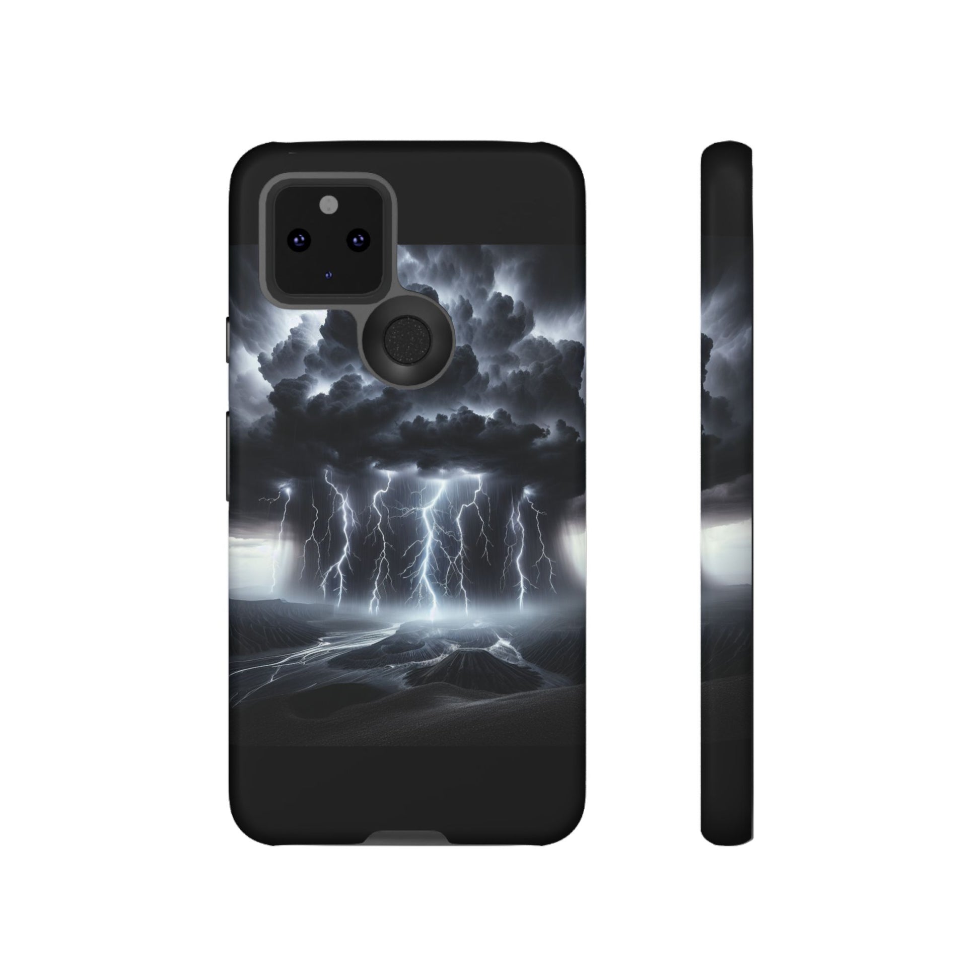 Tough Cases for the Bold: Stormy Thunder Phone Case, Lightning Protection, Durable Cover for Adventurers, Unique Gift for Nature [...]