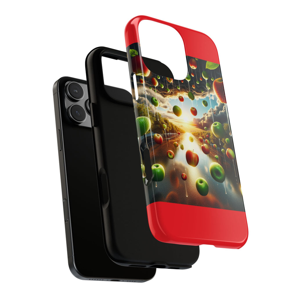 Vibrant Phone Case with Artistic Apple Design, Unique Gift for Art Lovers, Trendy Accessory for Any Occasion, Stylish Smartphone Cover