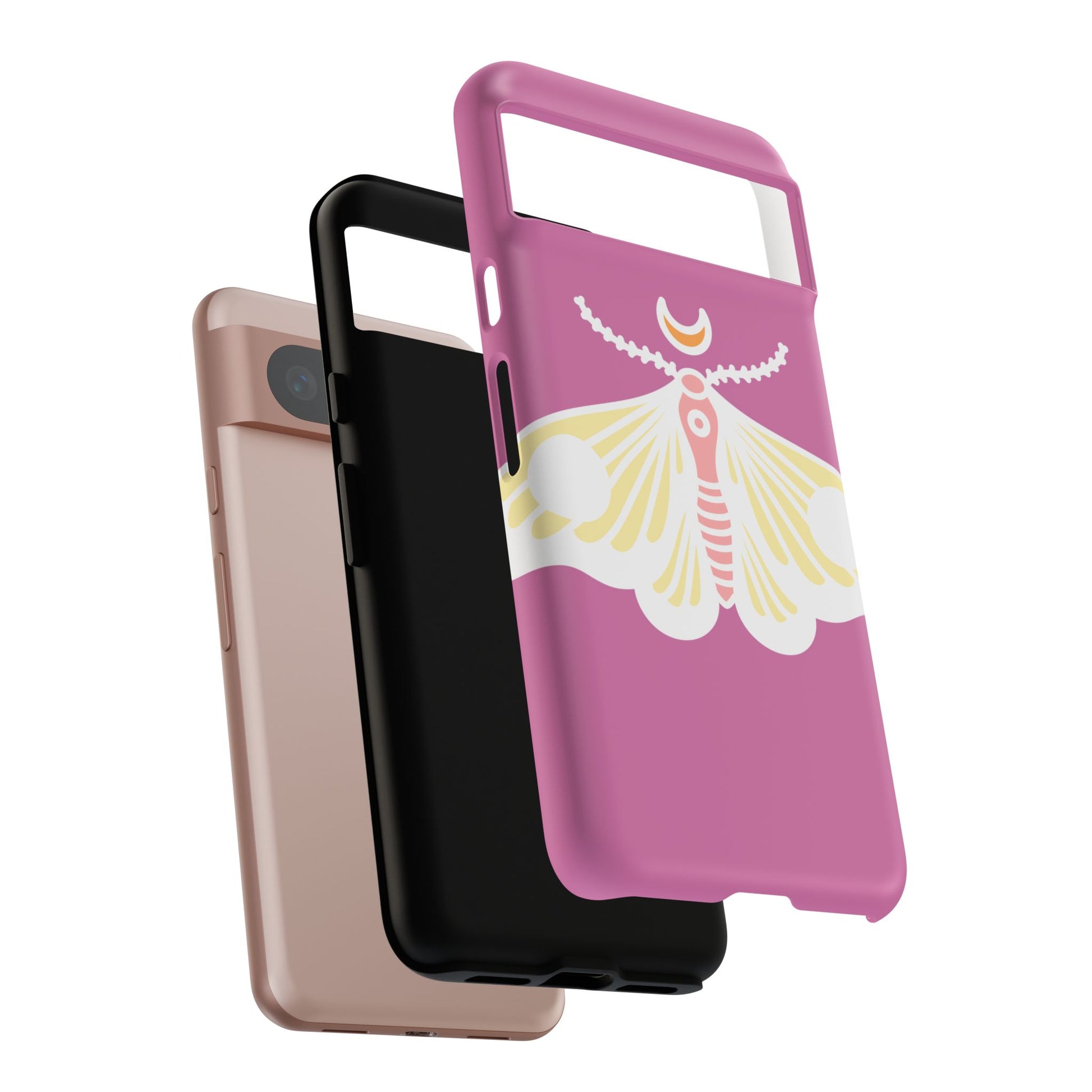 Colorful Moth Phone Case | Tough Cases for iPhone, Unique Gift, Nature Lovers, Boho Style, Trendy Accessories