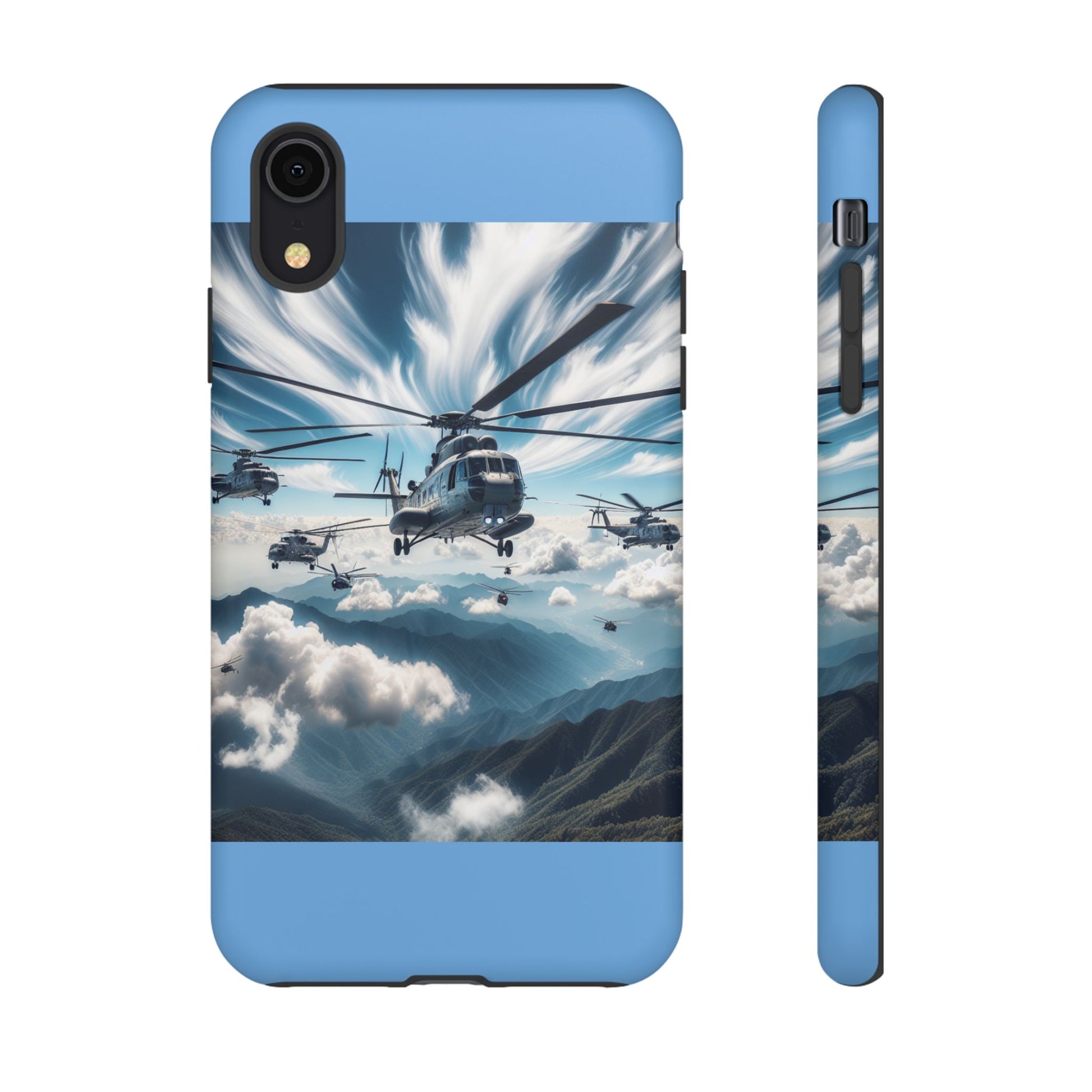 Tough Cases - Helicopter Design Phone Case, Military Style Cover, Unique Gift for Aviation Lovers, Durable Phone Protector, Hobbyist [...]