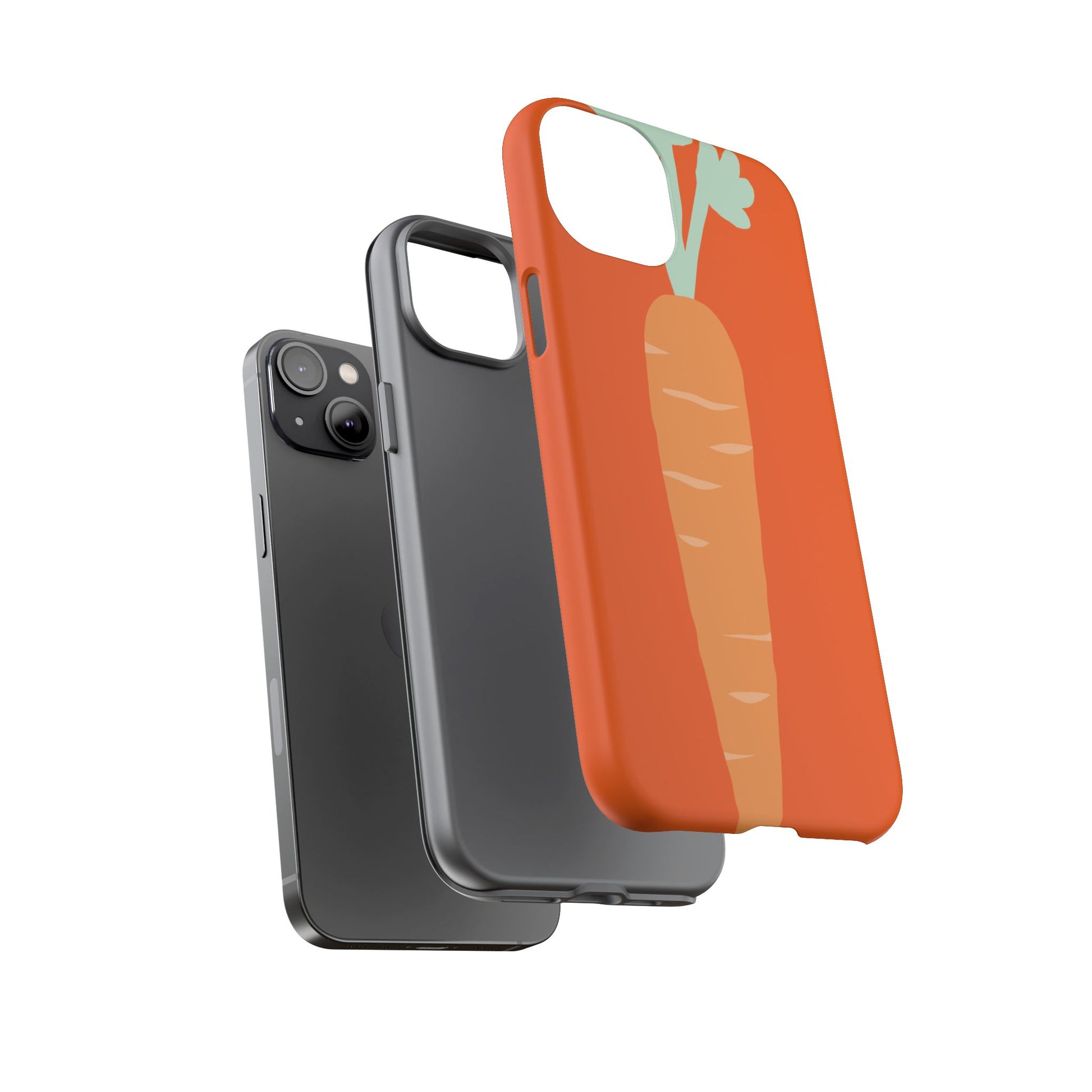 Tough Cases Carrot Phone Case, Cute Smartphone Cover, Fun Gift for Garden Lovers, Fall Decor, Vegan Accessories, Colorful Case