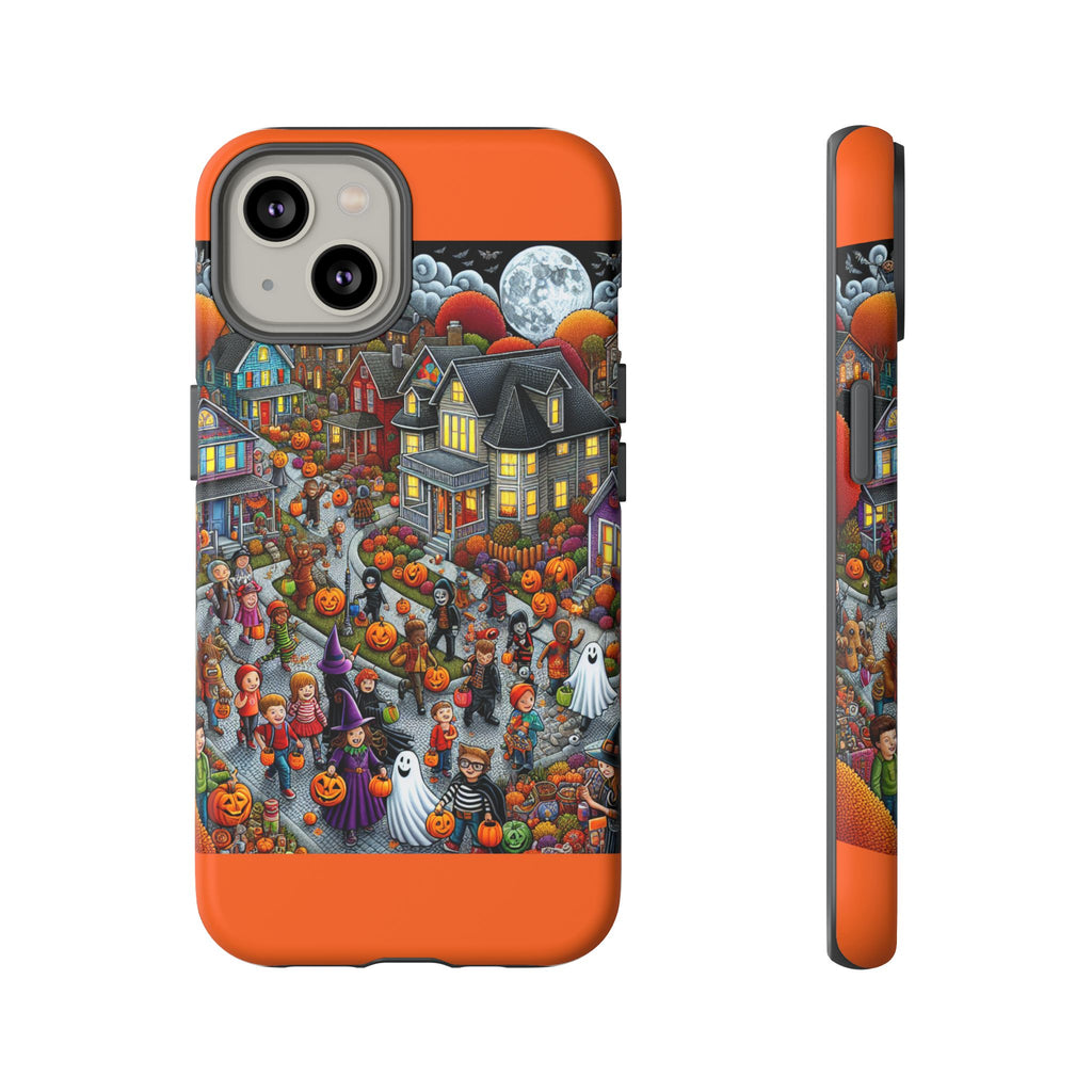 Halloween Phone Case, Tough Cases for Spooky Season, Fall Decor, Trick or Treat, Pumpkin Lovers, Ghost Design
